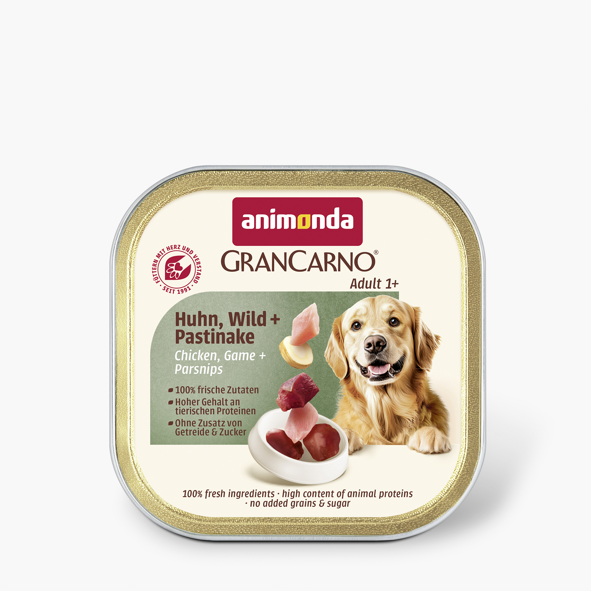 82352 animonda GranCarno Adult Country Huhn  Wild und Pastinake Hund Nassfutter