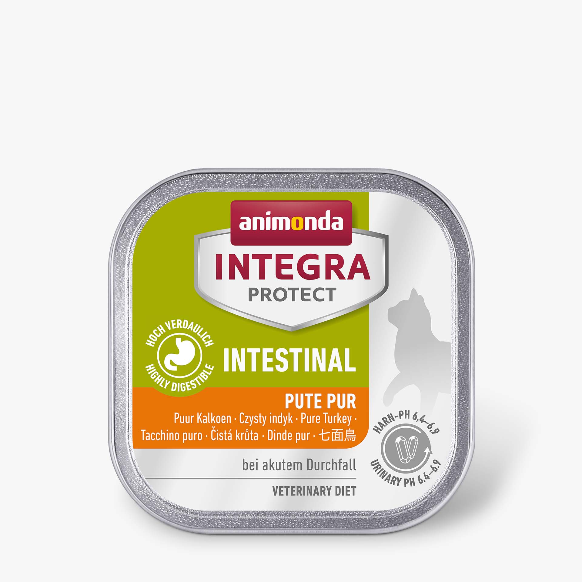 86875 animonda INTEGRA PROTECT Adult Intestinal Pute pur  Katze Nassfutter