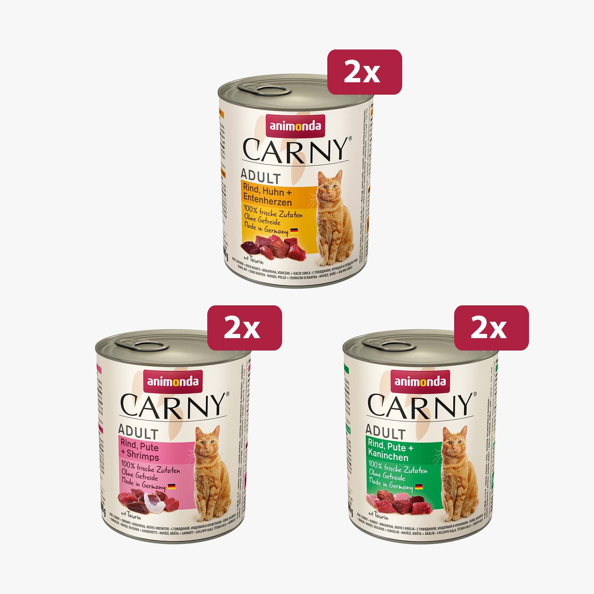 83816 animonda Carny Adult Kraeftige Variation Katze Nassfutter 83816 animonda Carny Adult Kraeftige Variation Katze Nassfutter