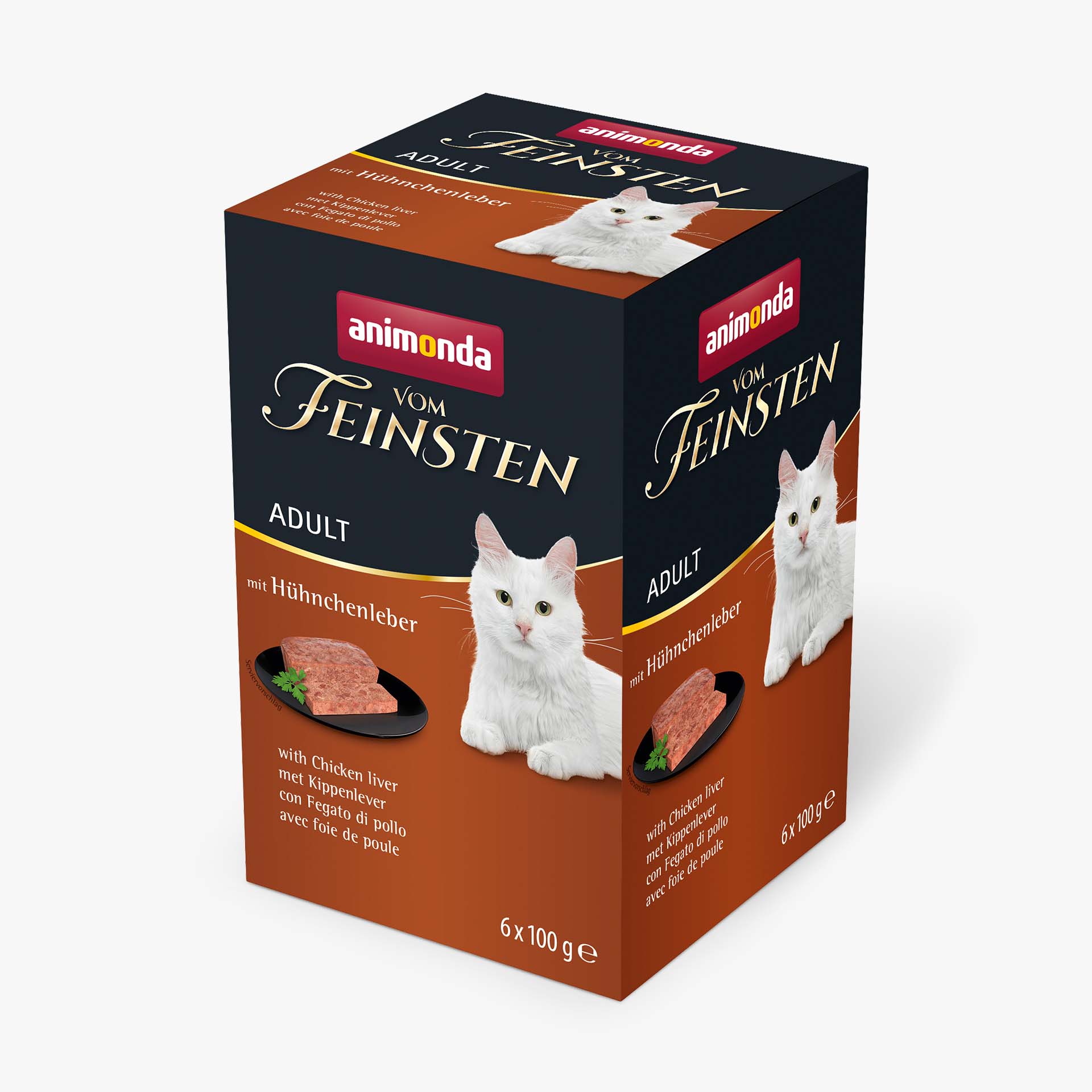 84222 animonda Vom Feinsten Adult mit Huehnchenleber Katze Nassfutter 84222 animonda Vom Feinsten Adult mit Huehnchenleber Katze Nassfutter