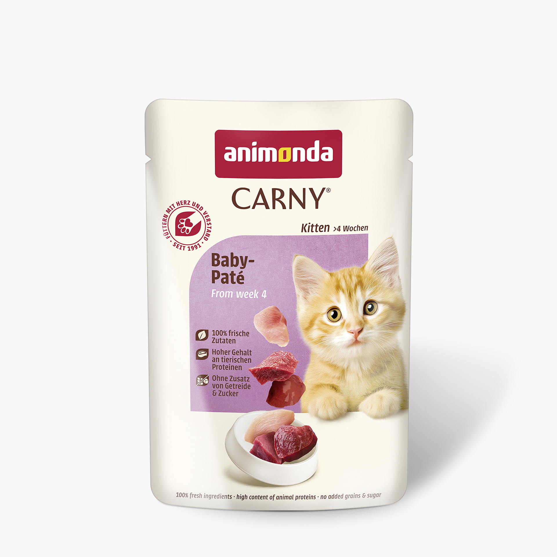 83087 animonda Carny Kitten Baby Pate Katze Nassfutter