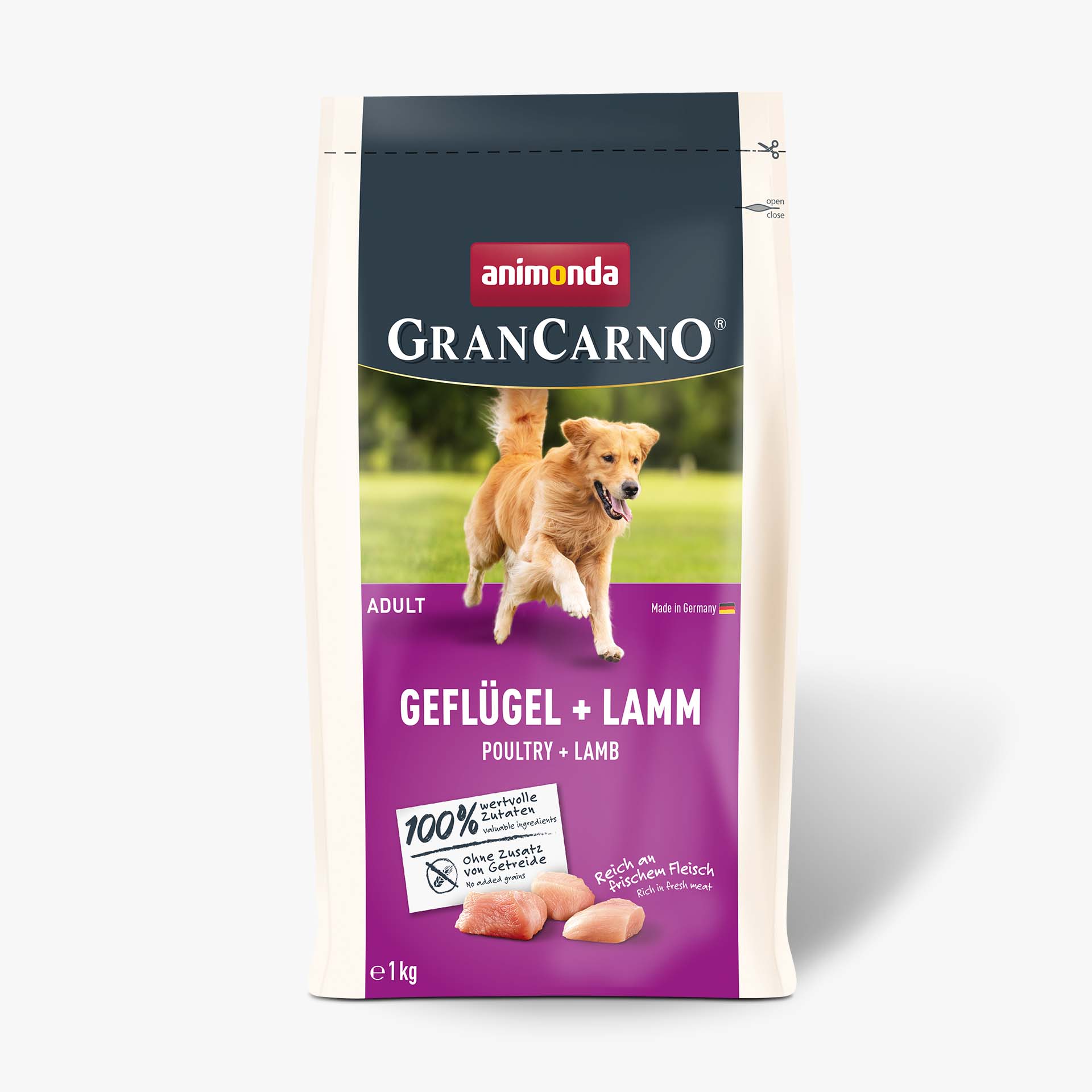 82947 animonda GranCarno Adult Gefluegel und Lamm Hund Trockenfutter
