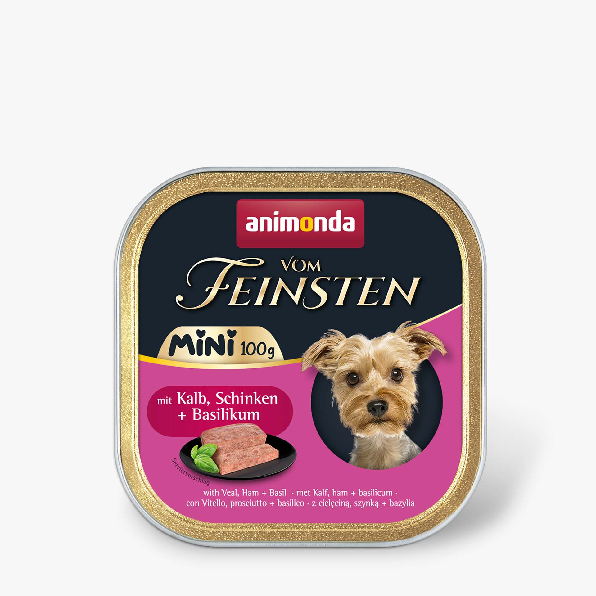 82360 animonda Vom Feinsten Adult Mini mit Kalb Schinken und Basilikum Hund Nassfutter 82360 animonda Vom Feinsten Adult Mini mit Kalb Schinken und Basilikum Hund Nassfutter