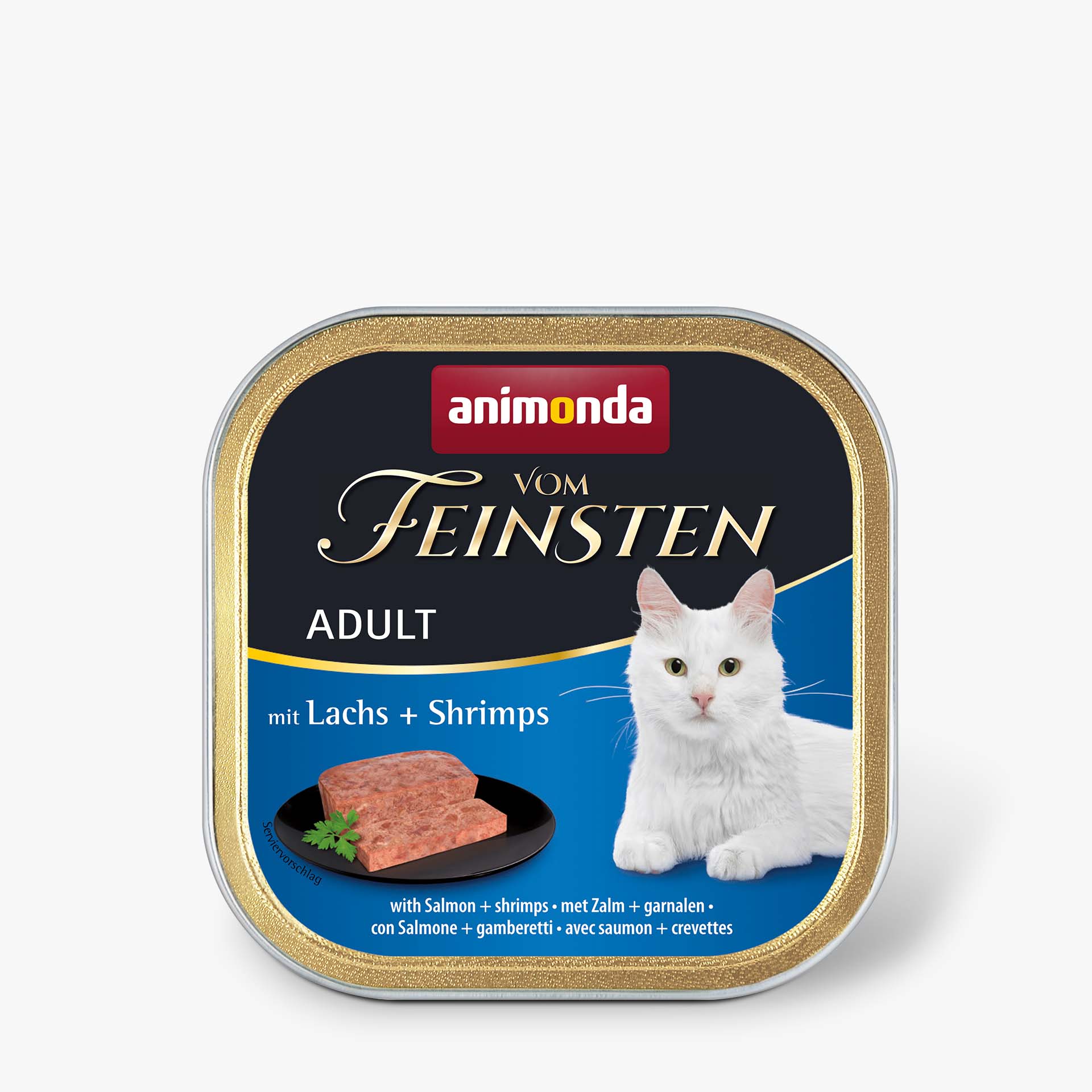 83202 animonda Vom Feinsten Adult mit Lachs und Shrimps Katze Nassfutter