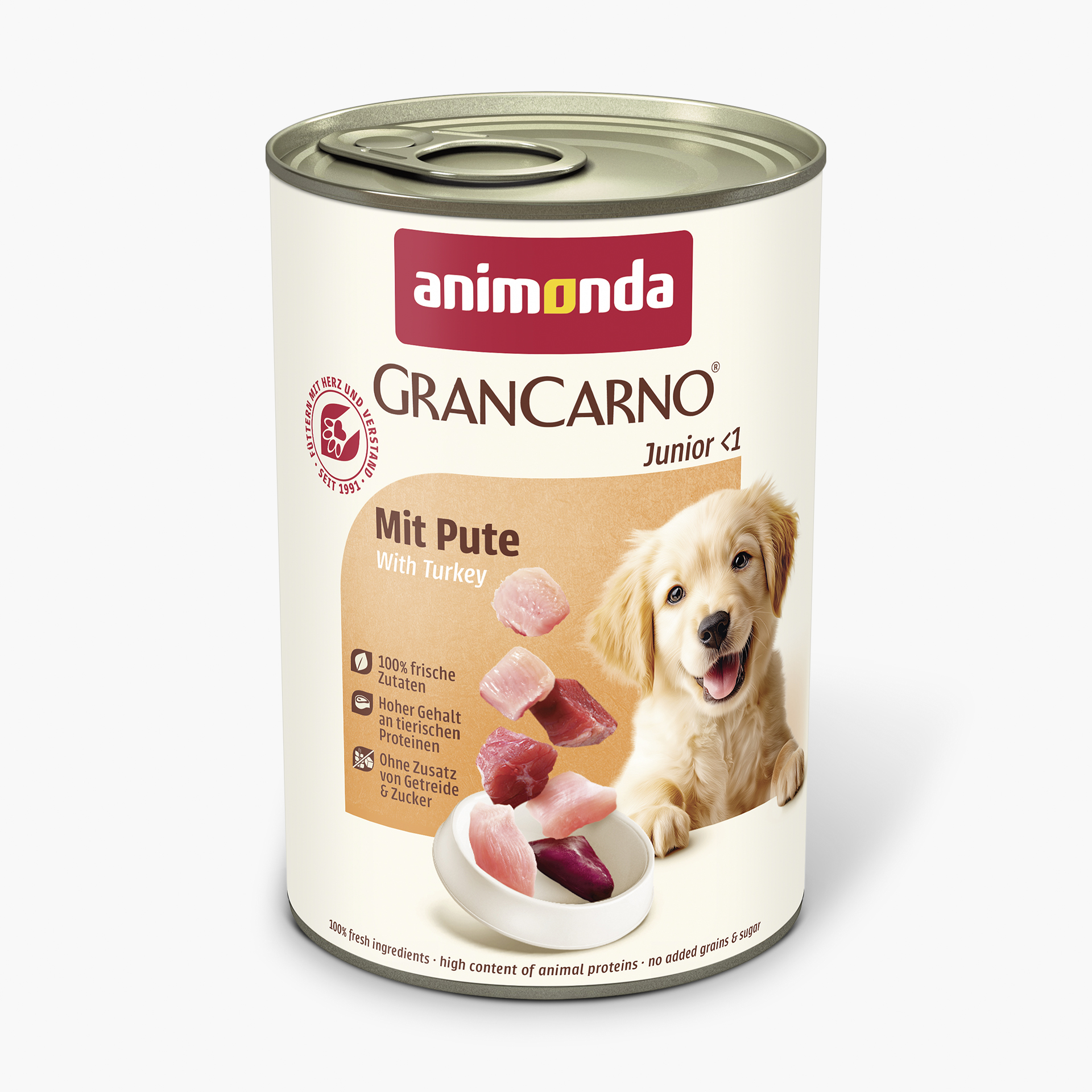 82474 animonda GranCarno Junior mit Pute Hund