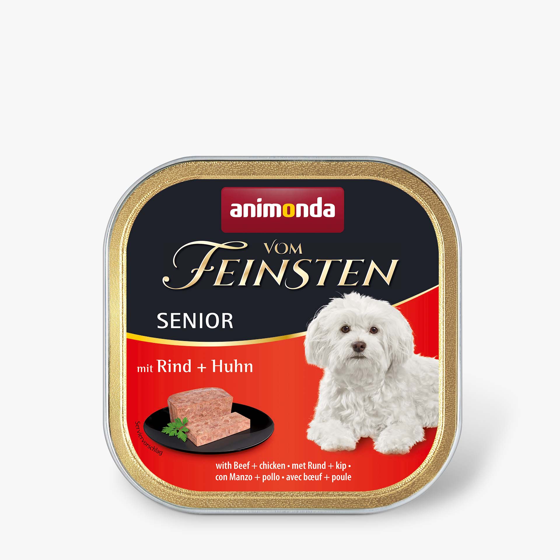82321 animonda Vom Feinsten Senior mit Rind und Huhn Hund Nassfutter
