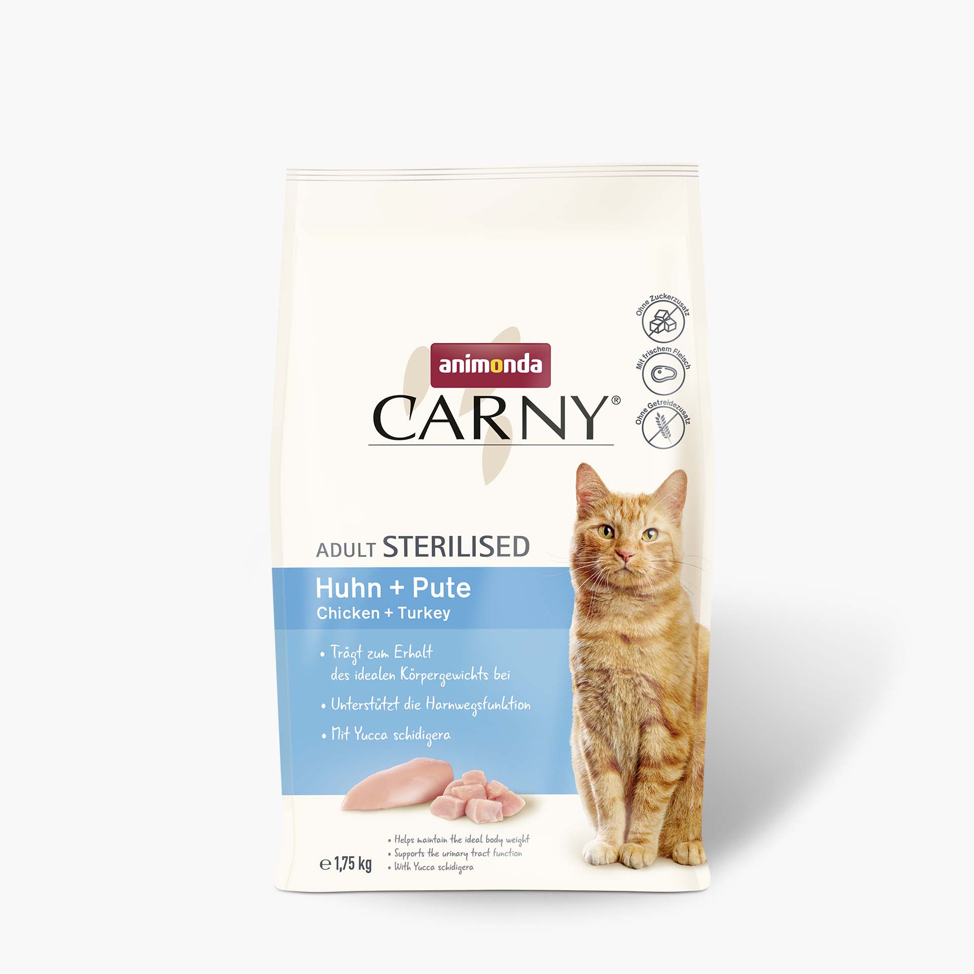 83550 animonda Carny Adult Sterilised Huhn und Pute Katze Trockenfutter 83550 animonda Carny Adult Sterilised Huhn und Pute Katze Trockenfutter