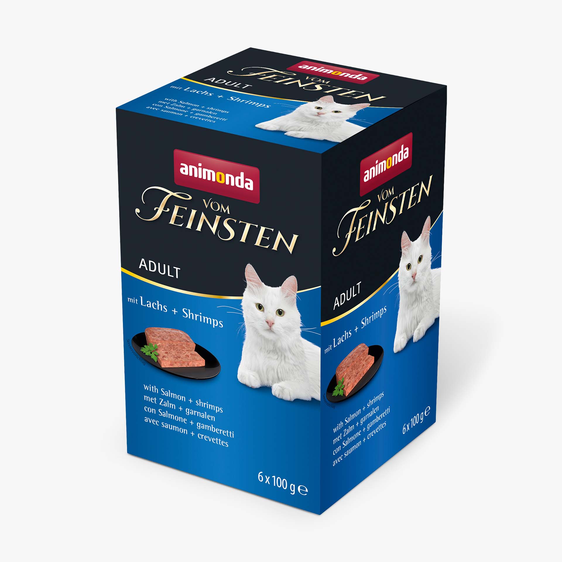 84223 animonda Vom Feinsten Adult mit Lachs und Shrimps Katze Nassfutter 84223 animonda Vom Feinsten Adult mit Lachs und Shrimps Katze Nassfutter