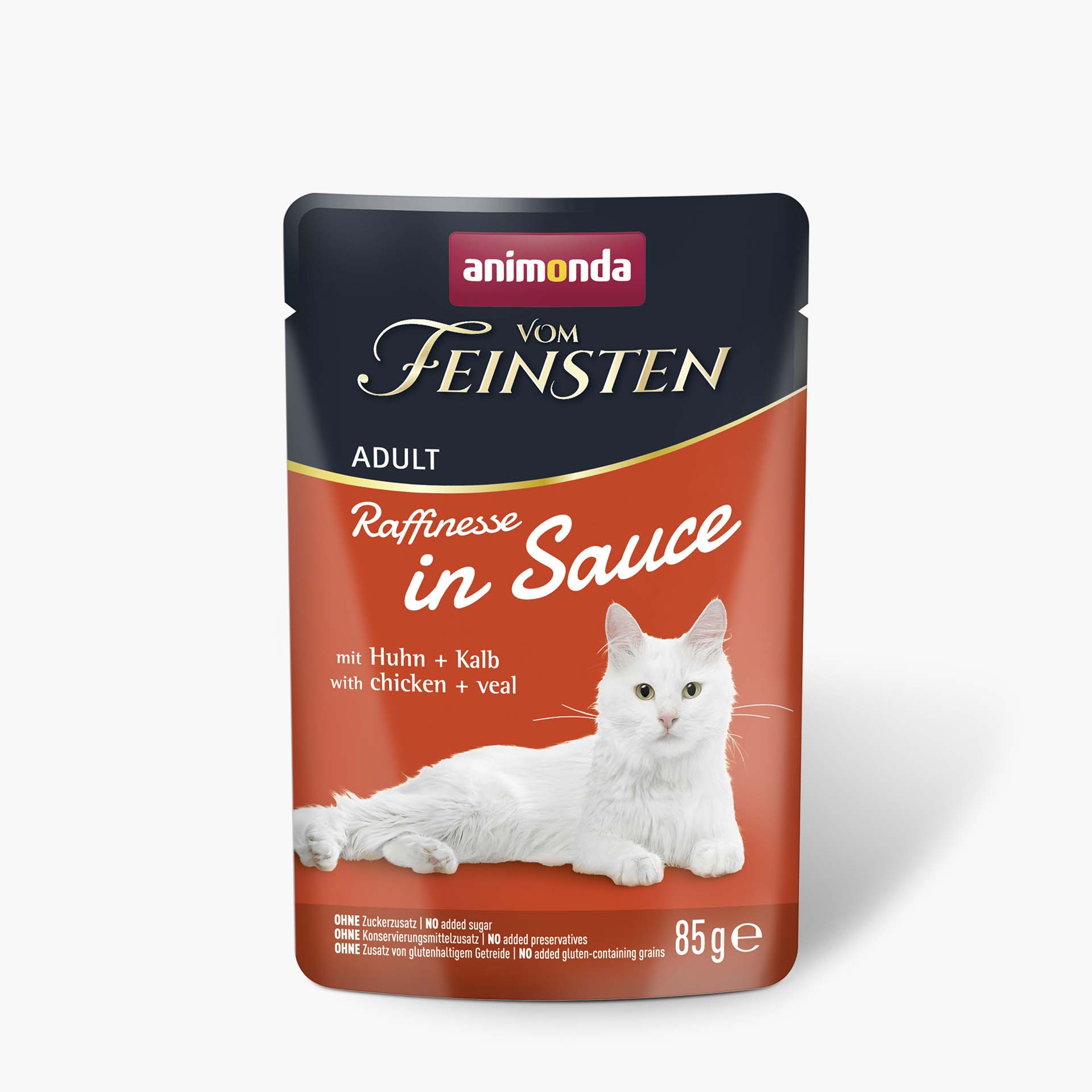 83408 animonda Vom Feinsten Adult Raffinesse in Sauce mit Huhn und Kalb Katze Nassfutter 83408 animonda Vom Feinsten Adult Raffinesse in Sauce mit Huhn und Kalb Katze Nassfutter