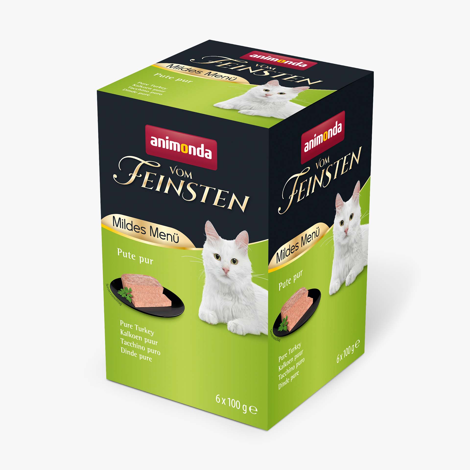 Vom Feinsten Adult Mildes Menü Pute Pur