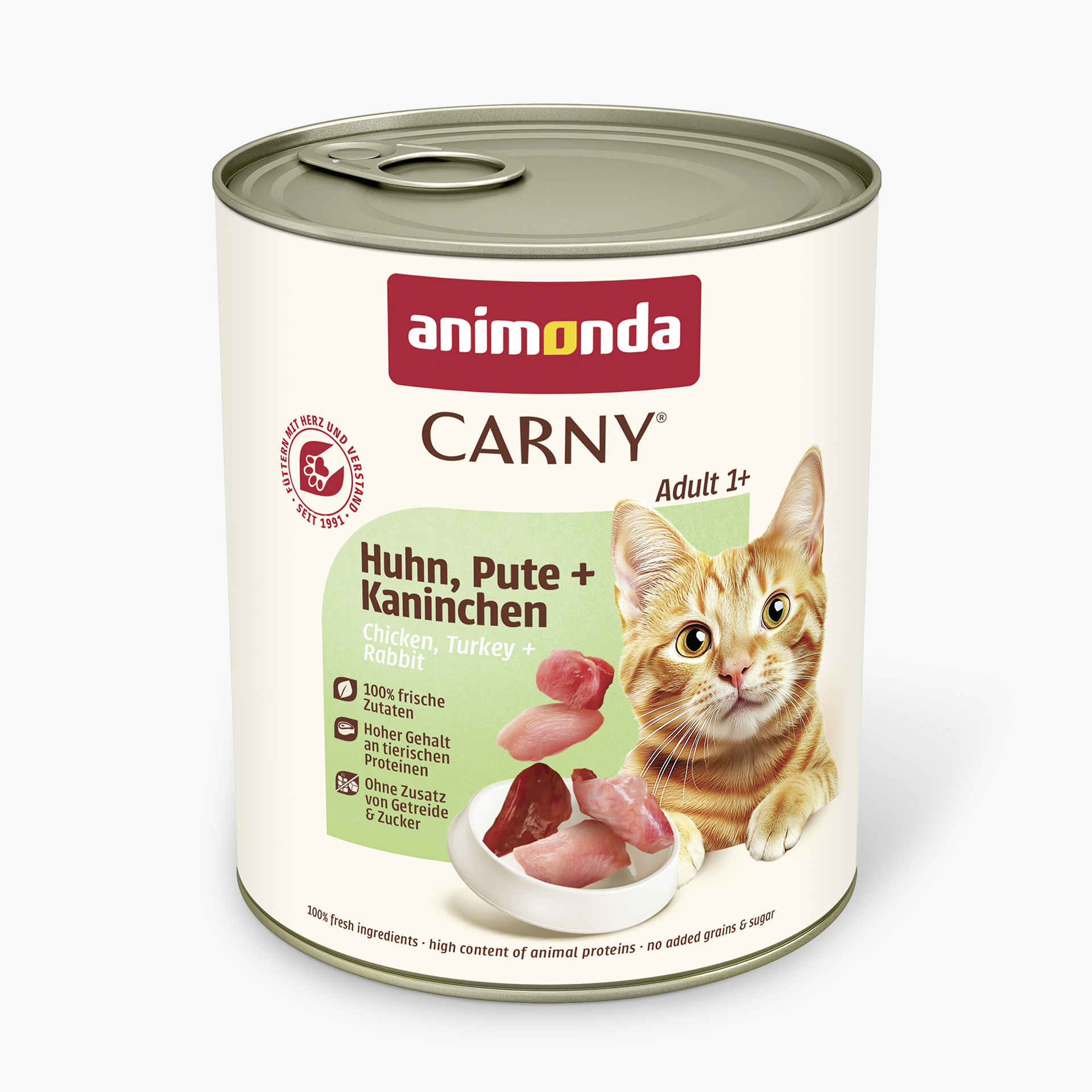 83828 animonda Carny Adult Huhn  Pute und Kaninchen Katze Nassfutter