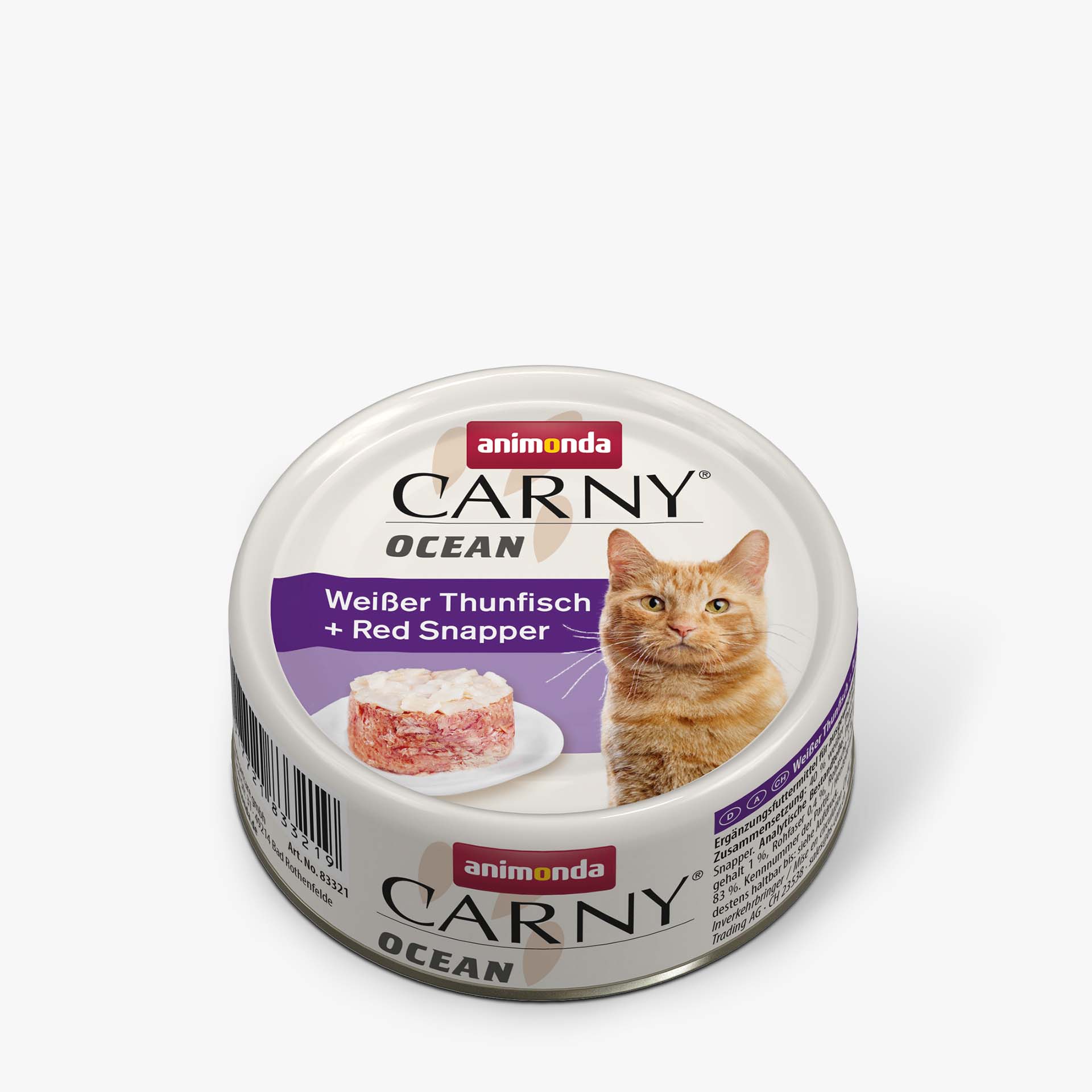 83321 animonda Carny Adult Ocean Weisser Thunfisch und Red Snapper Katze Nassfutter