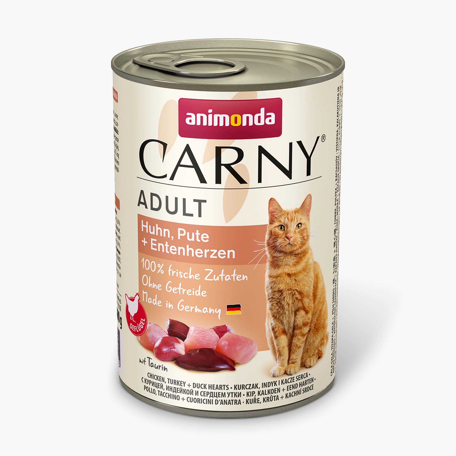 83741 animonda Carny Adult Huhn Pute und Entenherzen Katze Nassfutter 83741 animonda Carny Adult Huhn Pute und Entenherzen Katze Nassfutter