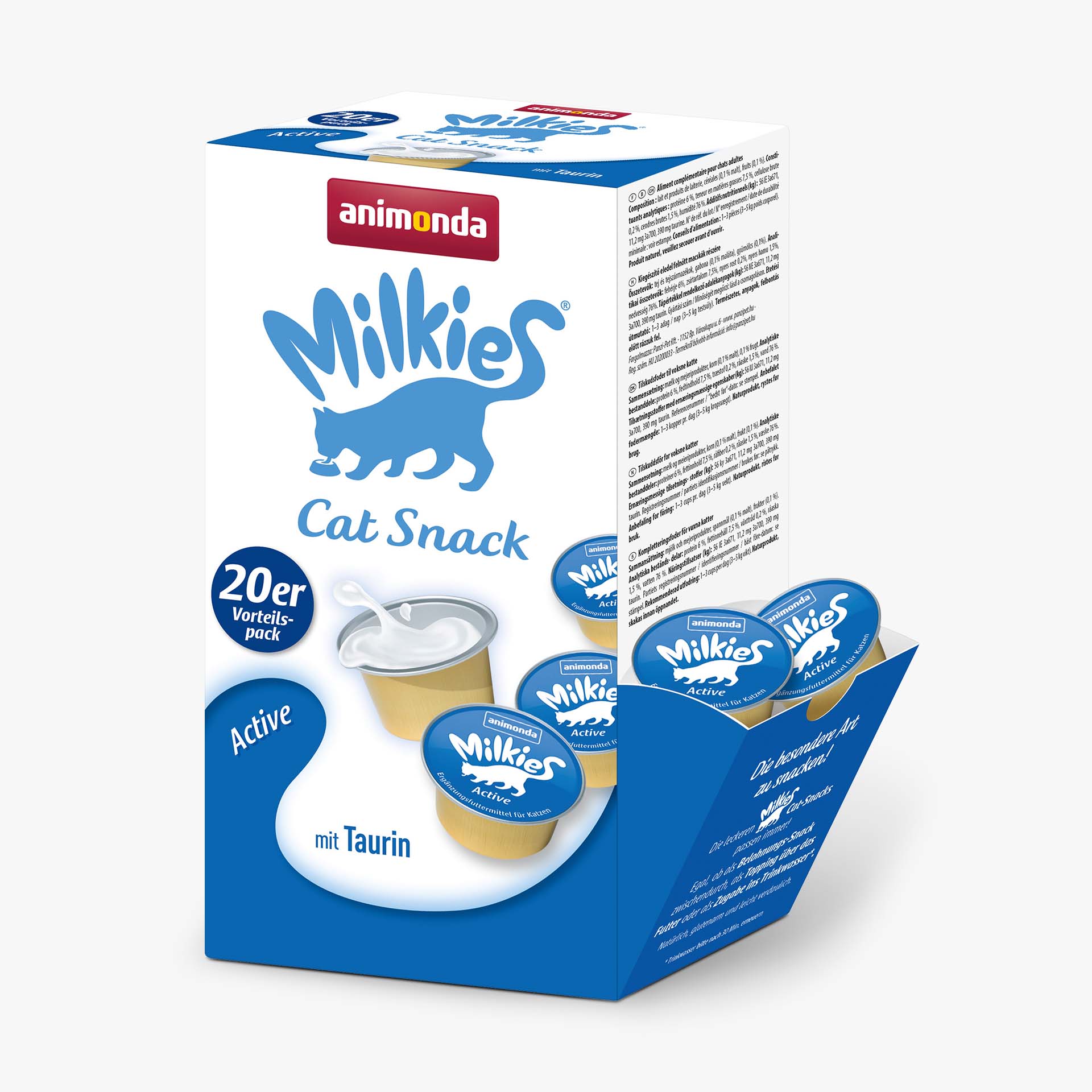 83529 animonda Milkies Adult Milchsnack 20er Active Katze Snacks und Milch 83529 animonda Milkies Adult Milchsnack 20er Active Katze Snacks und Milch