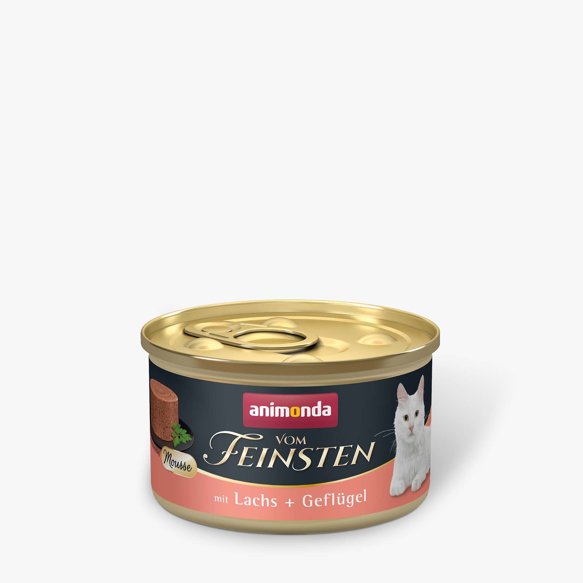 83032 animonda Vom Feinsten Adult Mousse mit Lachs und Gefluegel Katze Nassfutter 83032 animonda Vom Feinsten Adult Mousse mit Lachs und Gefluegel Katze Nassfutter