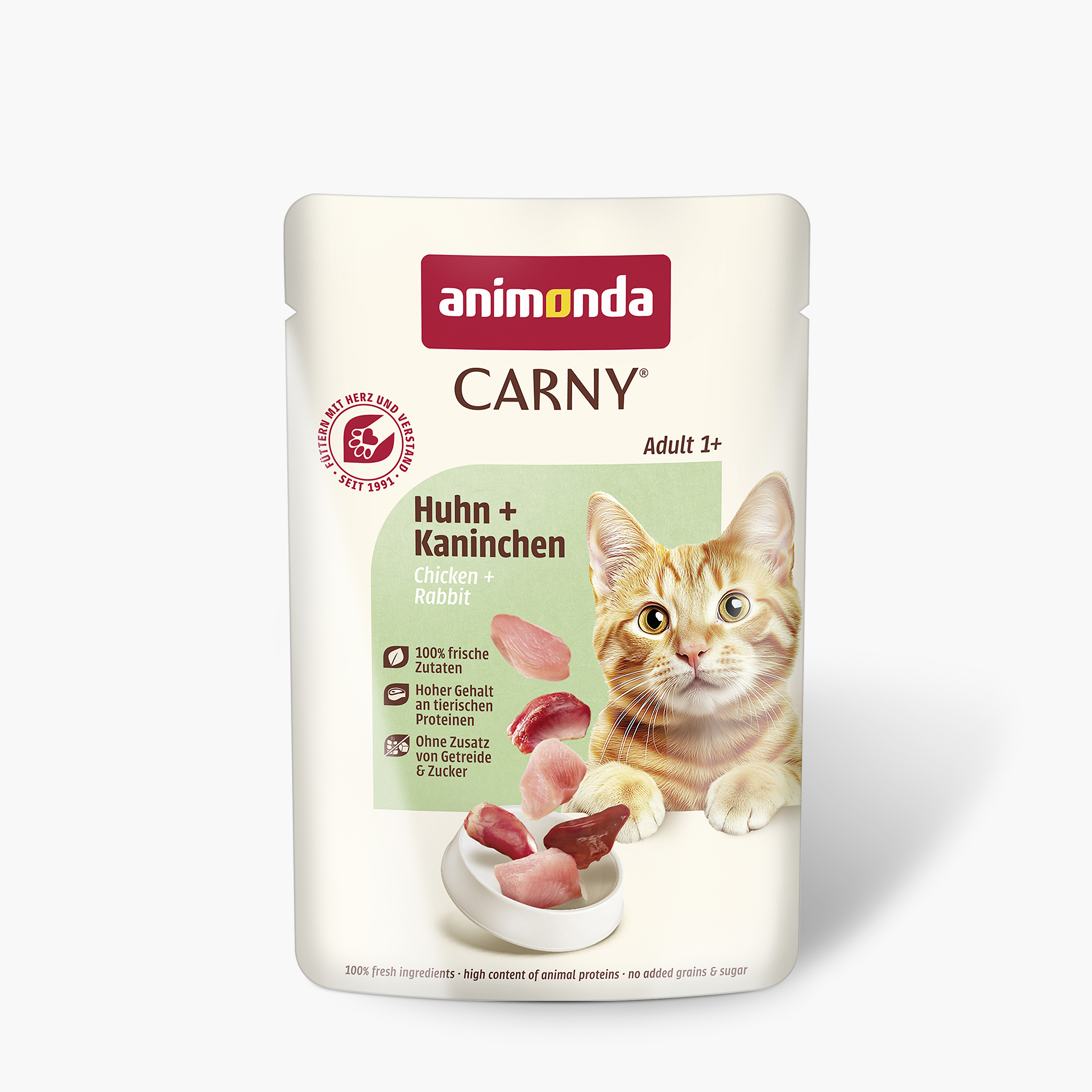 83083 animonda Carny Adult Huhn und Kaninchen Katze Nassfutter