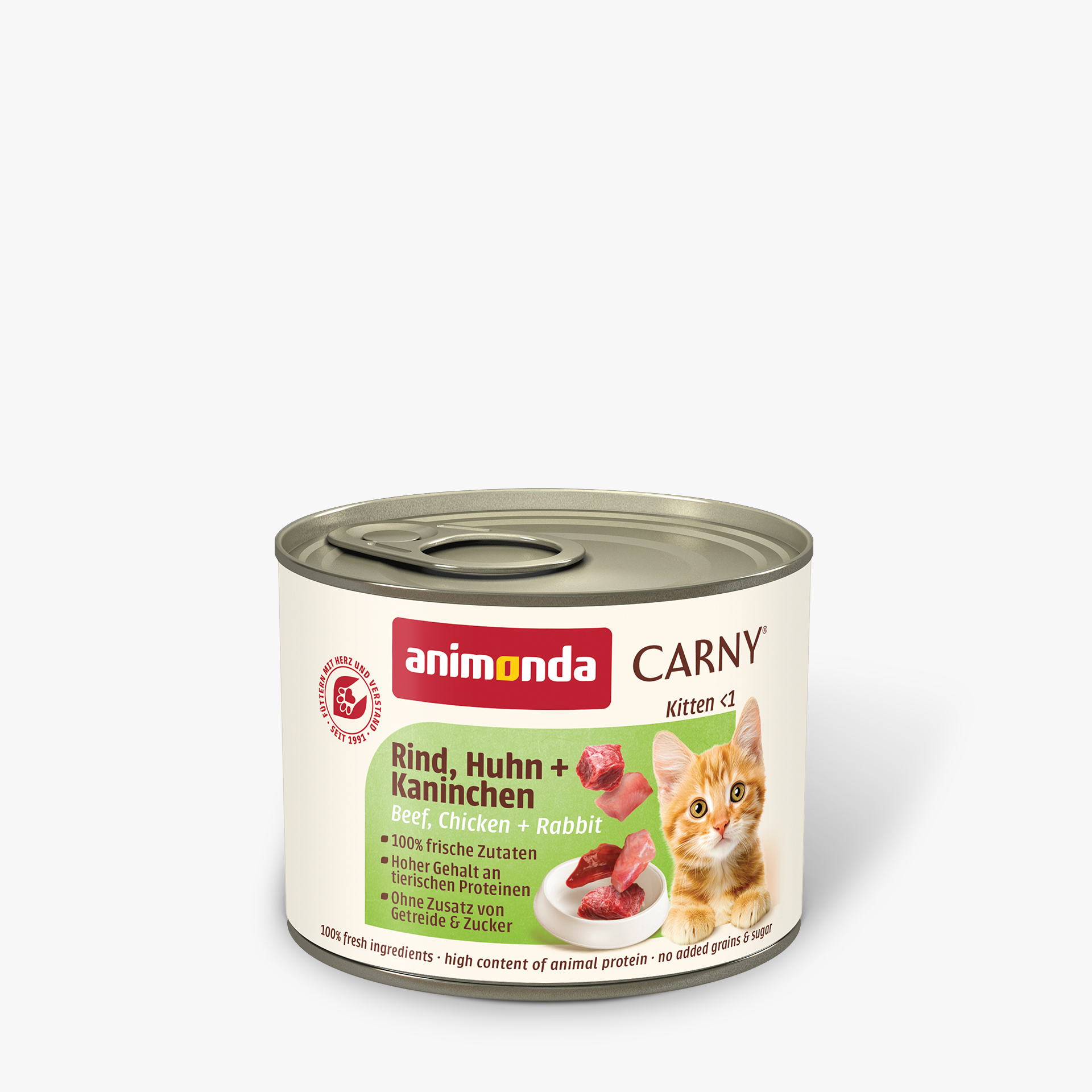 83967 animonda Carny Kitten Rind  Huhn und Kaninchen Katze Nassfutter