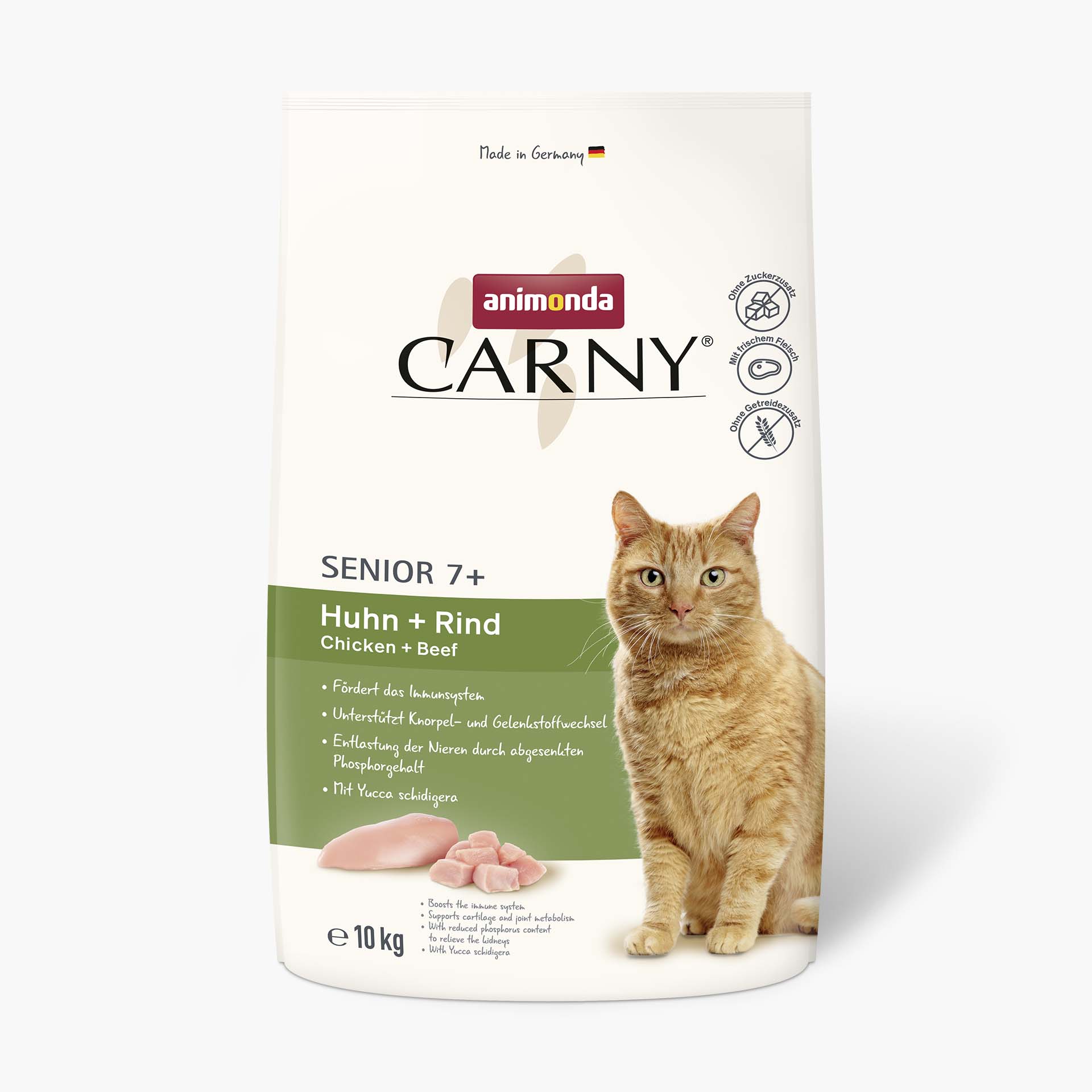 83548 animonda Carny Senior Huhn und Rind Katze Trockenfutter