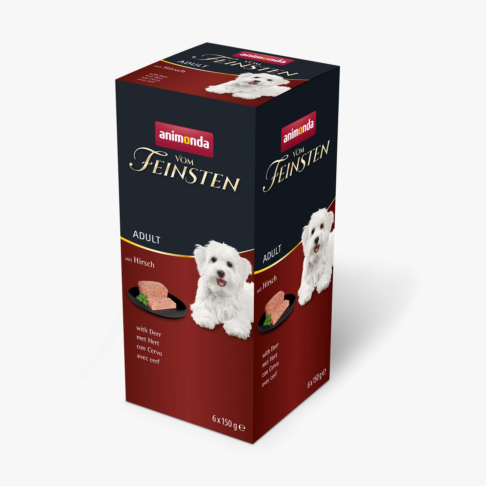 84123 animonda Vom Feinsten Adult mit Hirsch Hund Nassfutter 84123 animonda Vom Feinsten Adult mit Hirsch Hund Nassfutter
