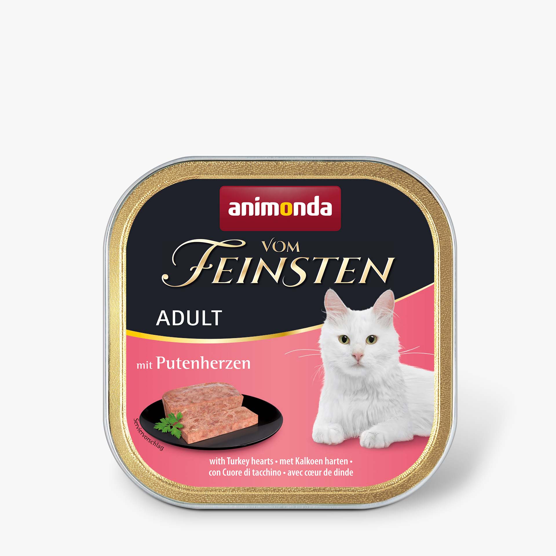 83203 animonda Vom Feinsten Adult mit Putenherzen Katze Nassfutter