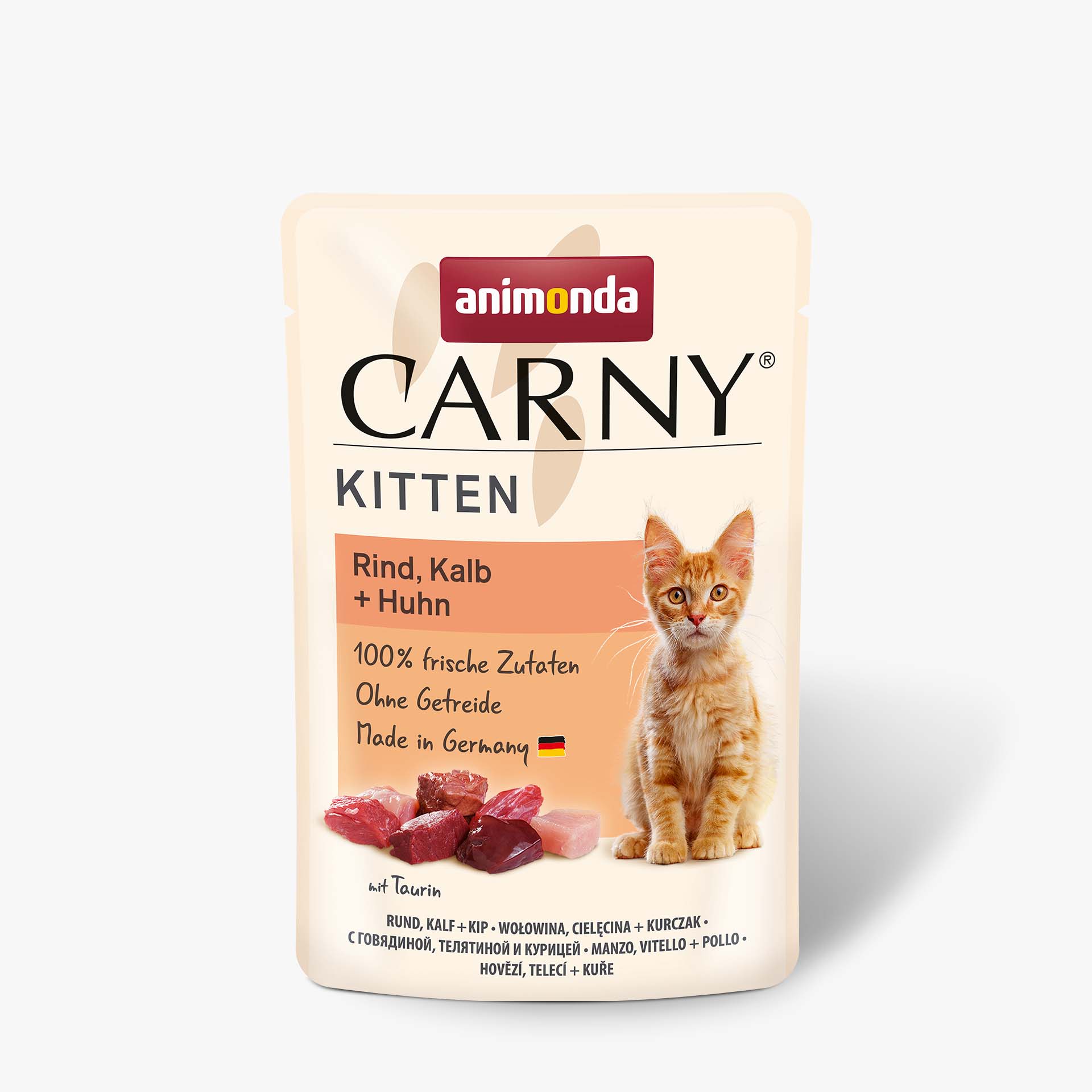 83076 animonda Carny Kitten Rind Kalb und Huhn Katze Nassfutter 83076 animonda Carny Kitten Rind Kalb und Huhn Katze Nassfutter
