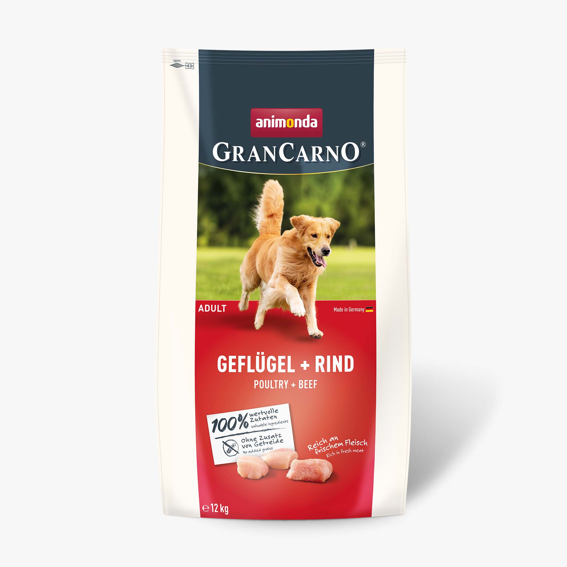 82994 animonda GranCarno Adult Gefluegel und Rind Hund Trockenfutter