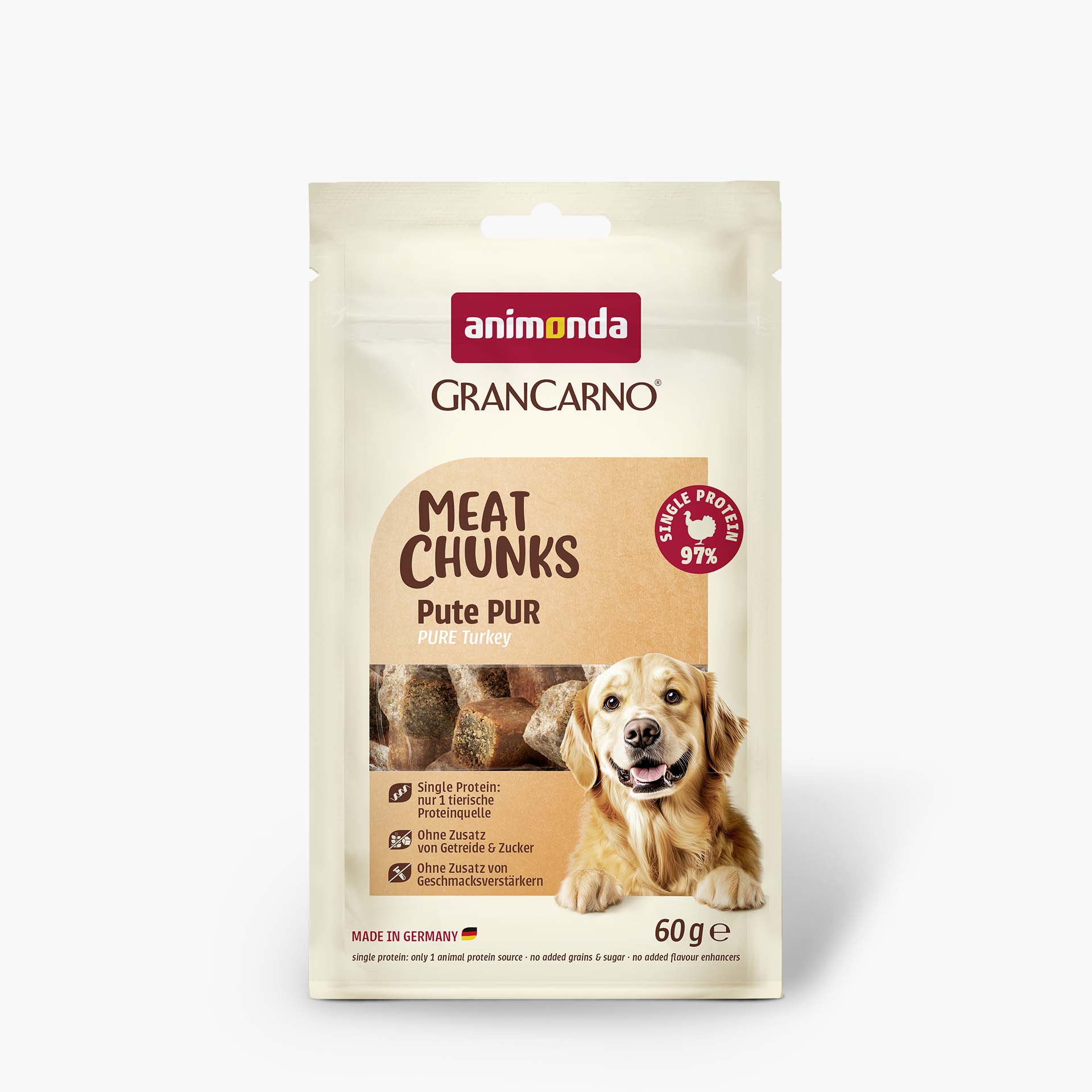 GranCarno Adult Meat Chunks Pute pur