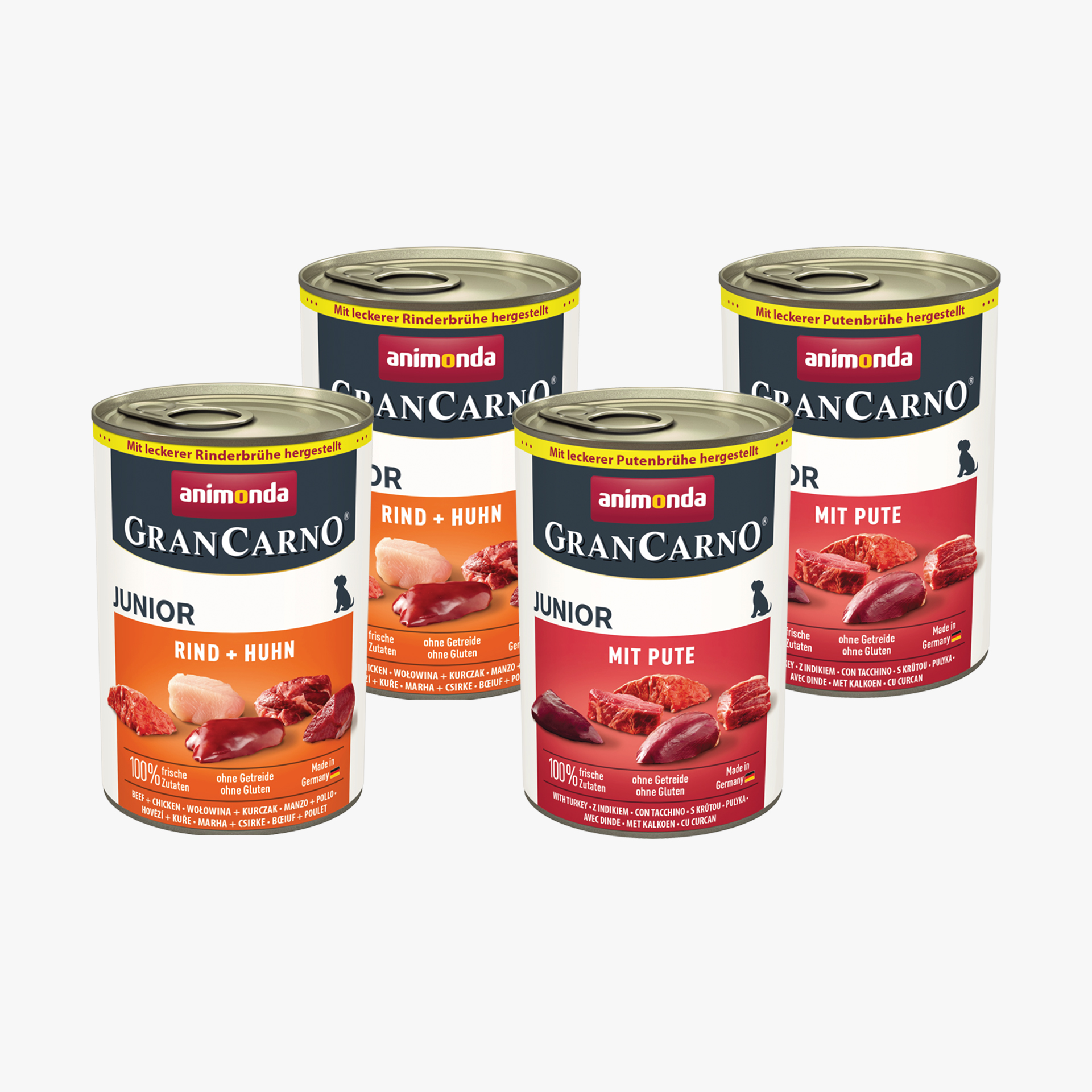 86544 animonda GranCarno Junior Probierpaket GranCarno Junior Hund Nassfutter