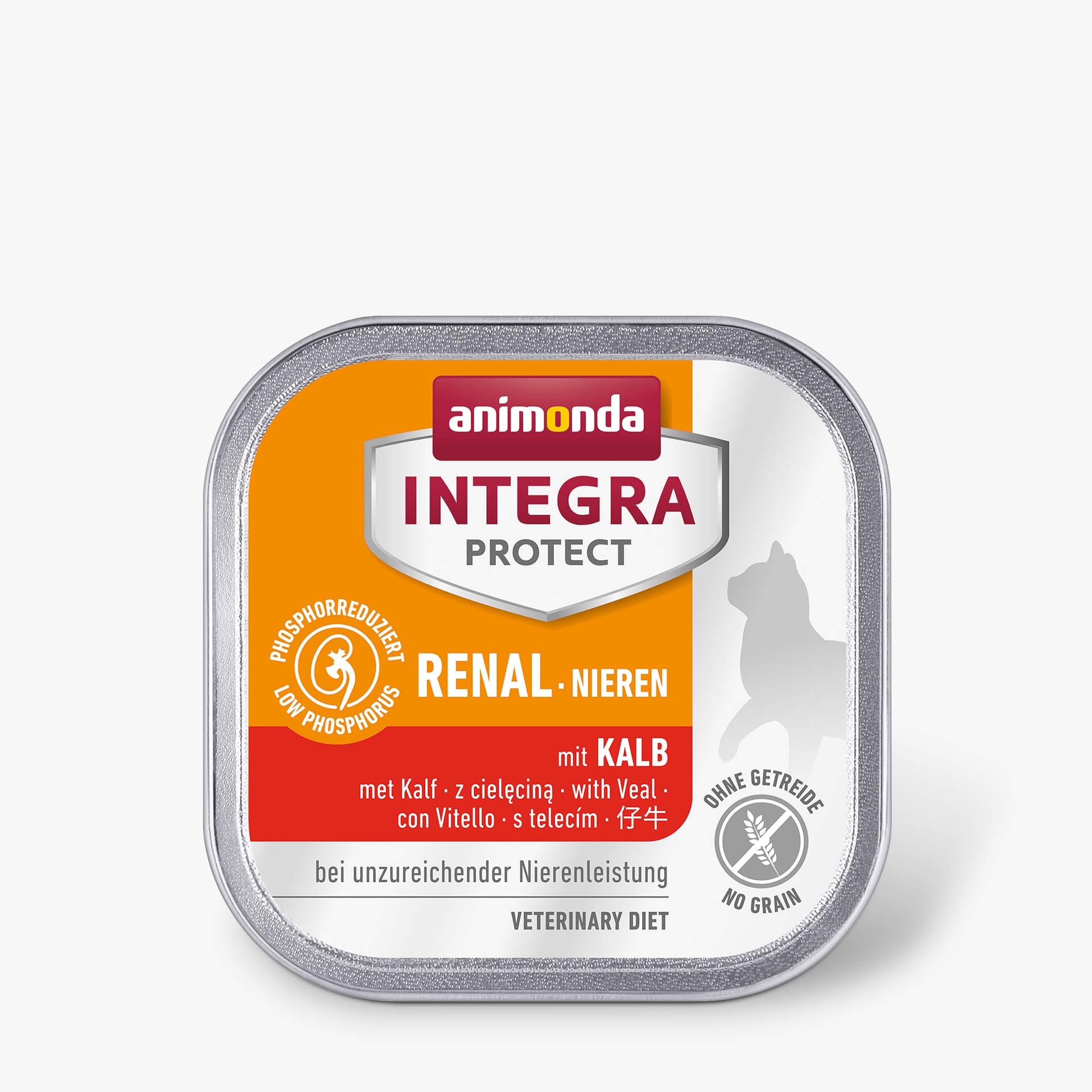 86615 animonda INTEGRA PROTECT Adult Renal mit Kalb Katze Nassfutter
