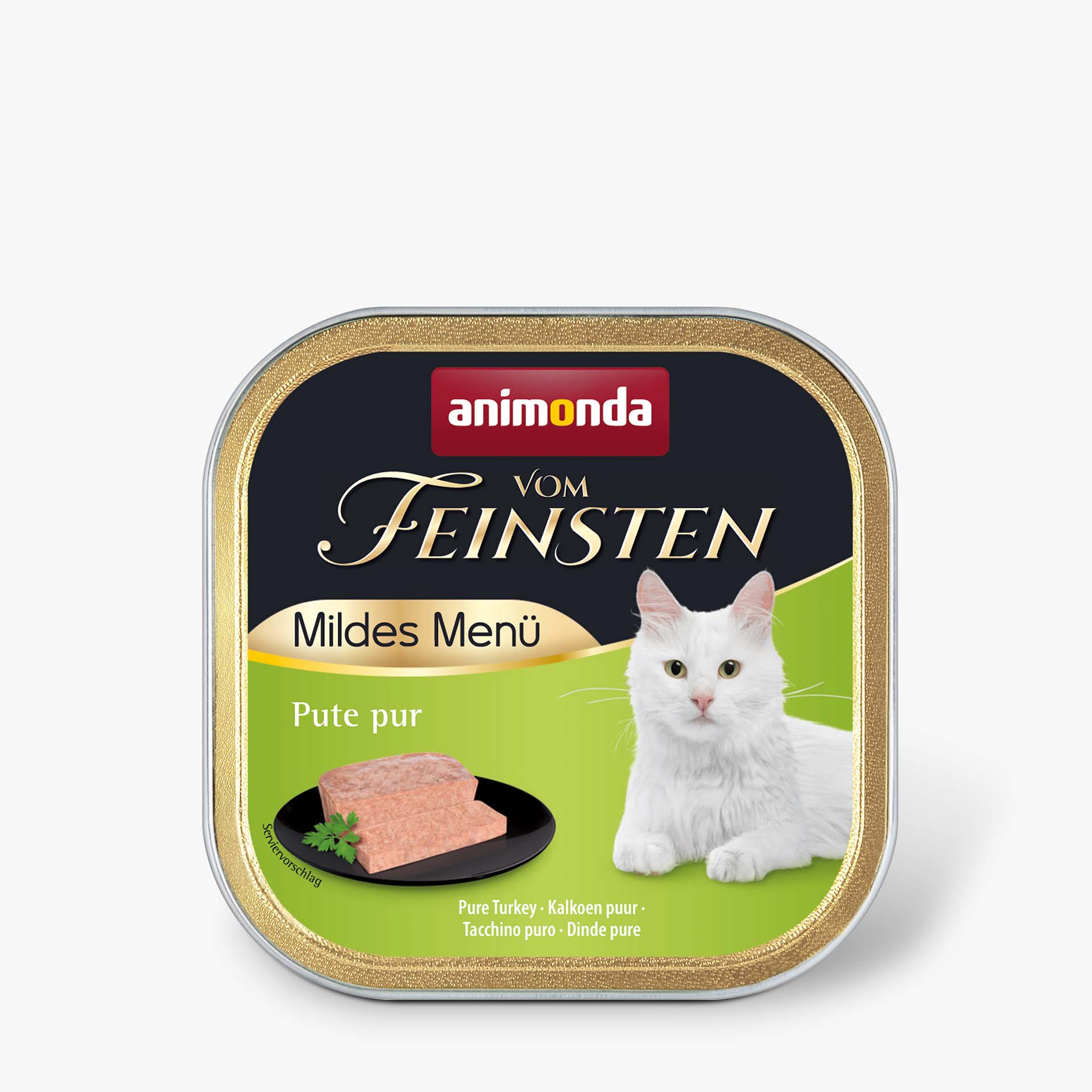 83049 animonda Vom Feinsten Adult Mildes Menue Pute pur Katze Nassfutter