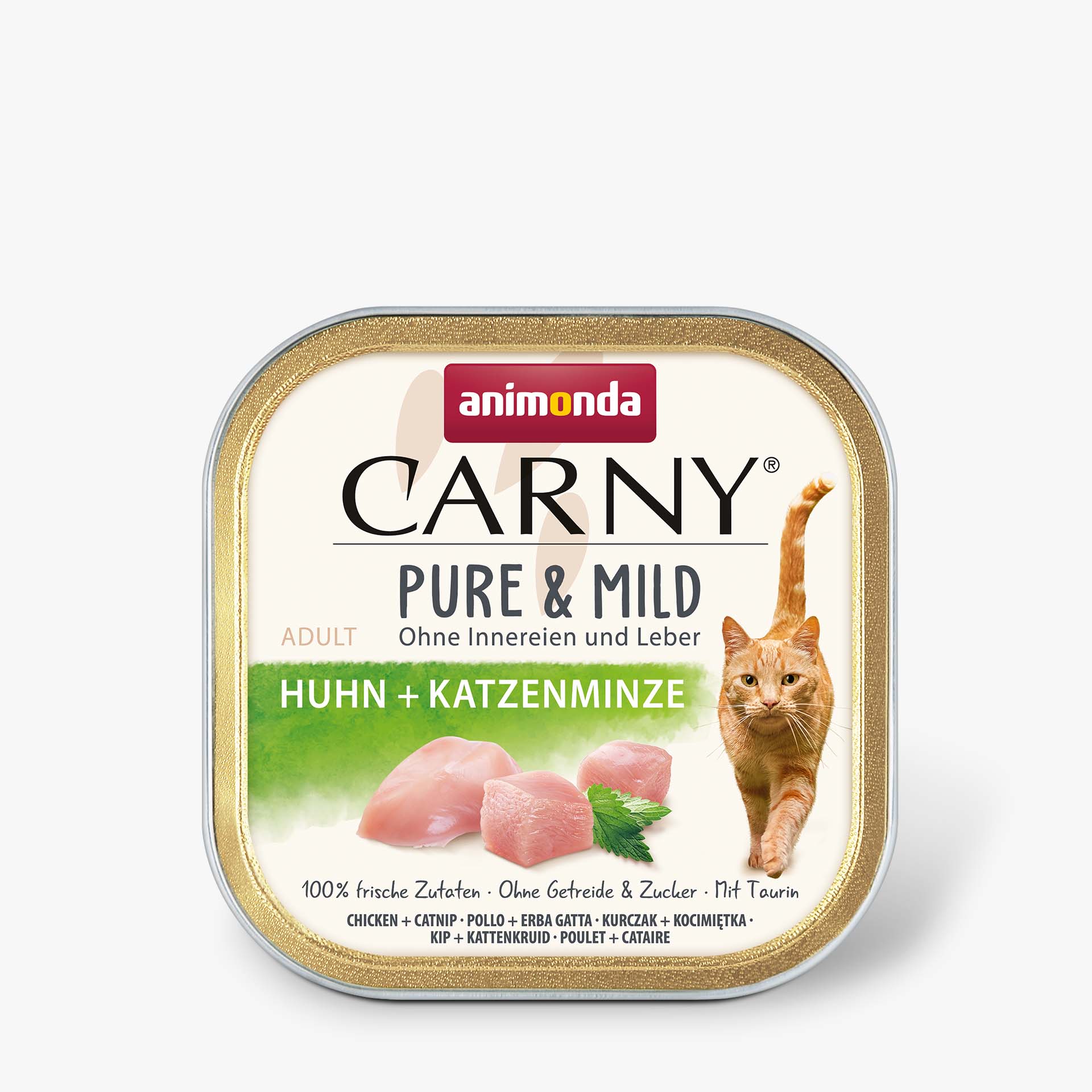 83945 animonda Carny Adult Pure und Mild  Huhn und Katzenminze Katze Nassfutter