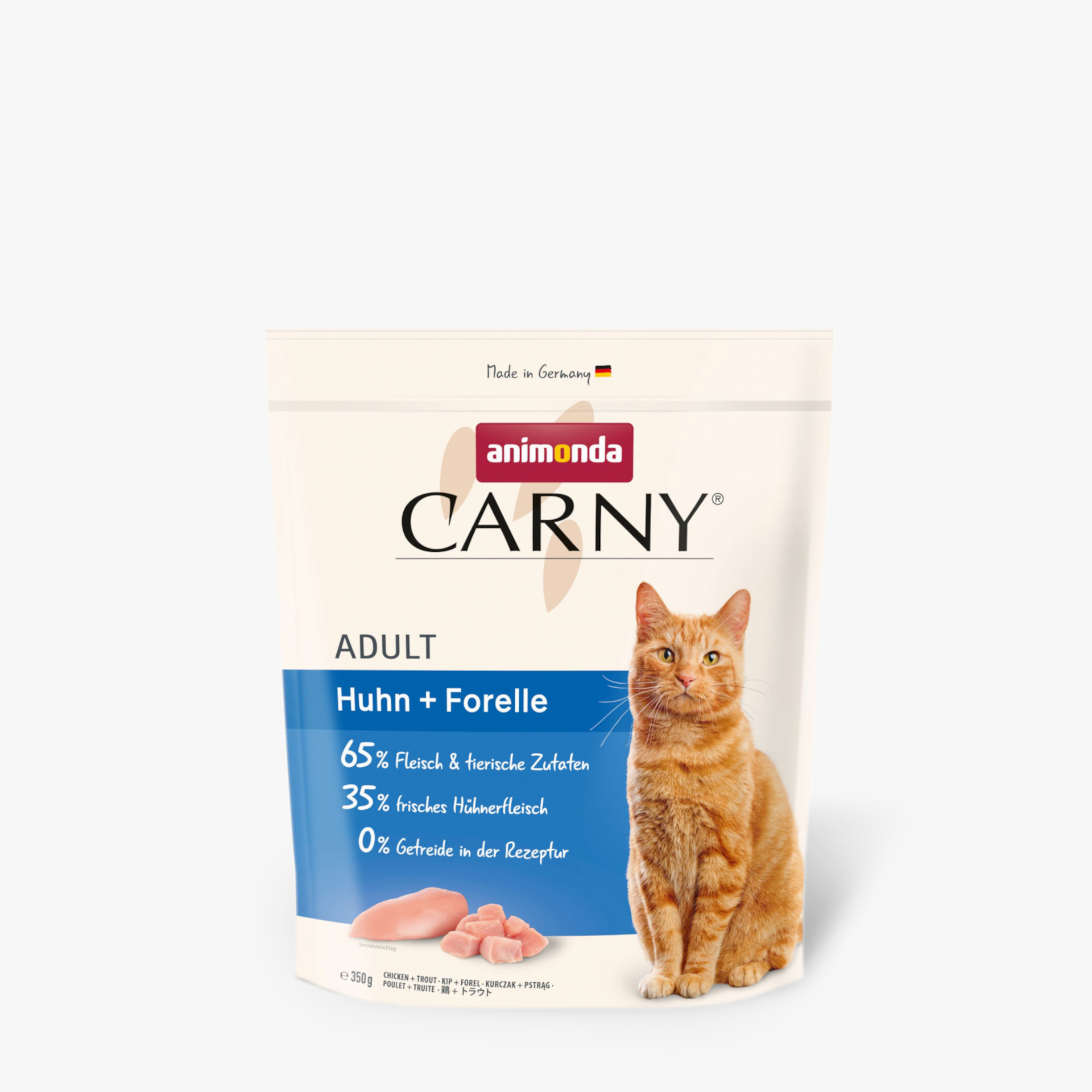 Anionda Carny Adult Huhn + Forelle (1,75 Kg), Adult Trockenfutter Für