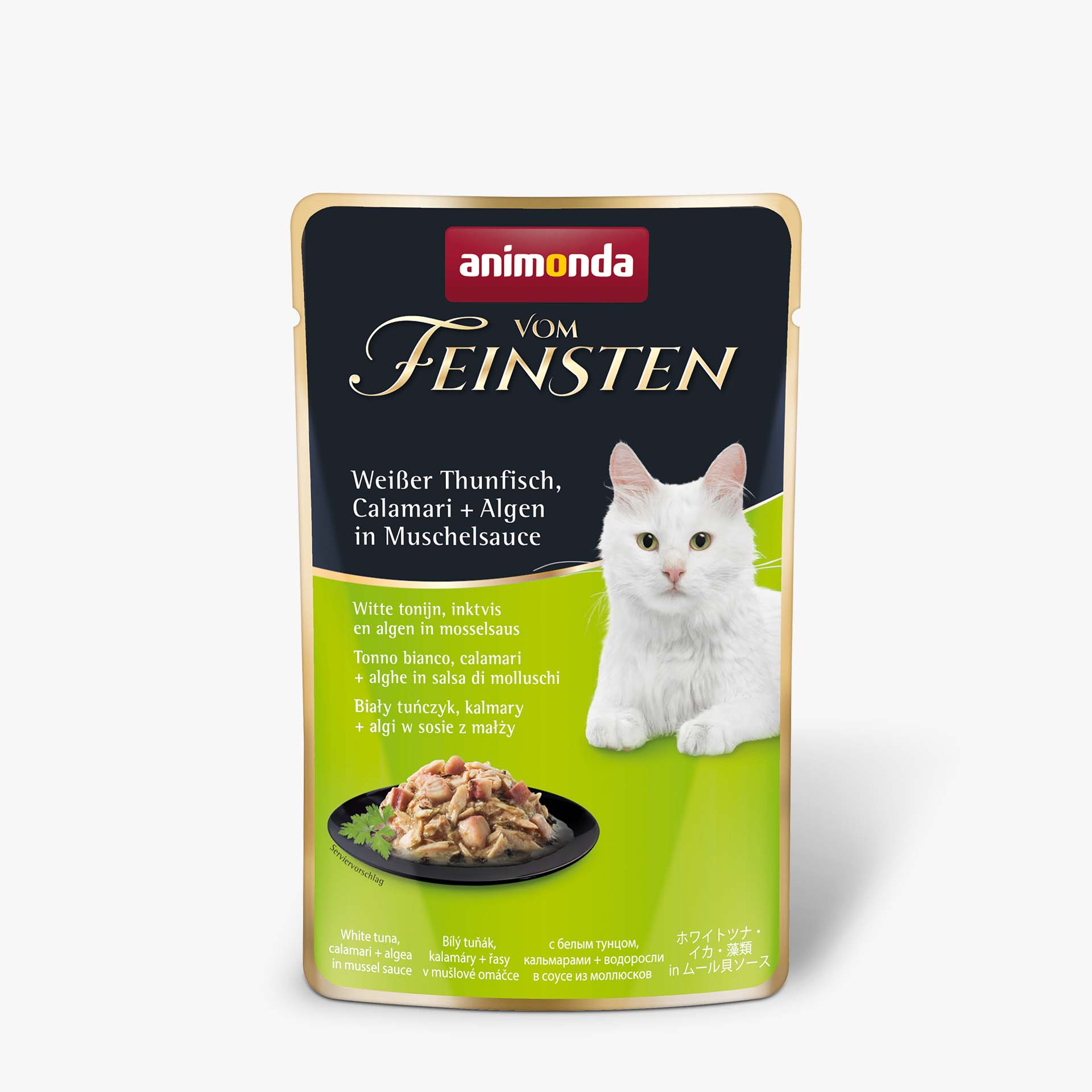 83688 animonda Vom Feinsten Adult in Sauce Weisser Thunfisch Calamari und Algen in Muschelsauce Katze Nassfutter 83688 animonda Vom Feinsten Adult in Sauce Weisser Thunfisch Calamari und Algen in Muschelsauce Katze Nassfutter