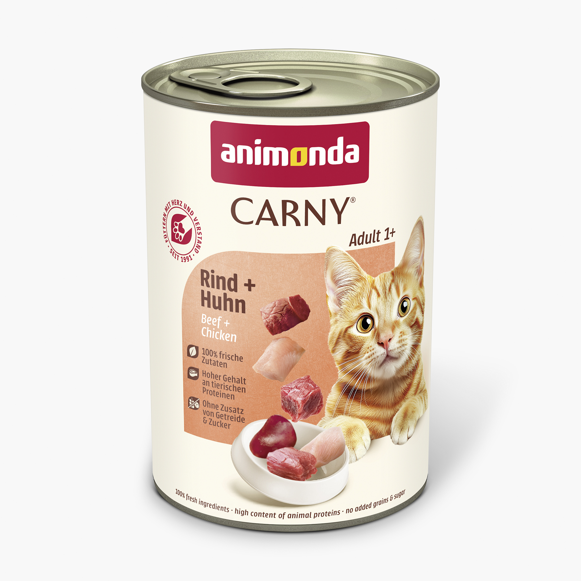 83719 animonda Carny Adult Rind und Huhn Katze Nassfutter