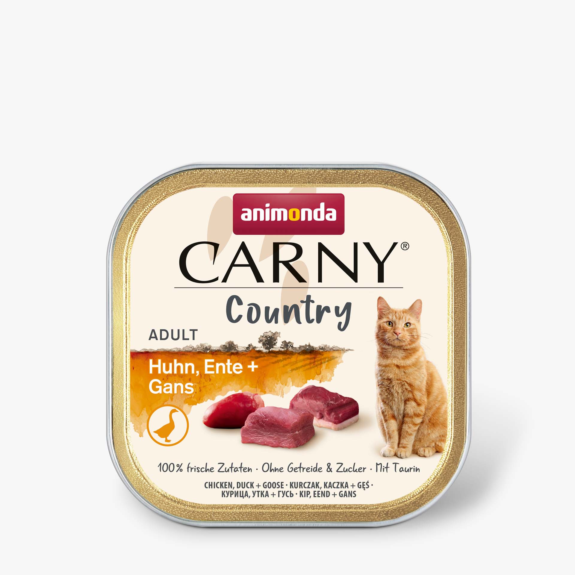83846 animonda Carny Adult Country Huhn  Ente und Gans Katze Nassfutter