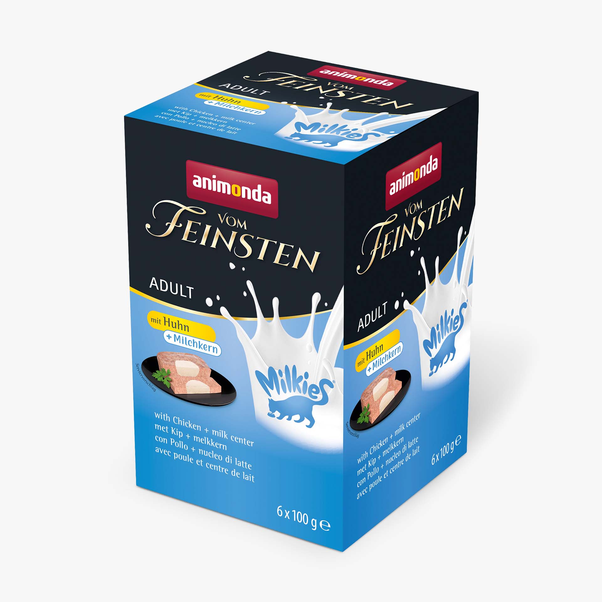 84239 animonda Vom Feinsten Adult mit Milkies Kern mit Huhn und Milchkern Katze Nassfutter 84239 animonda Vom Feinsten Adult mit Milkies Kern mit Huhn und Milchkern Katze Nassfutter