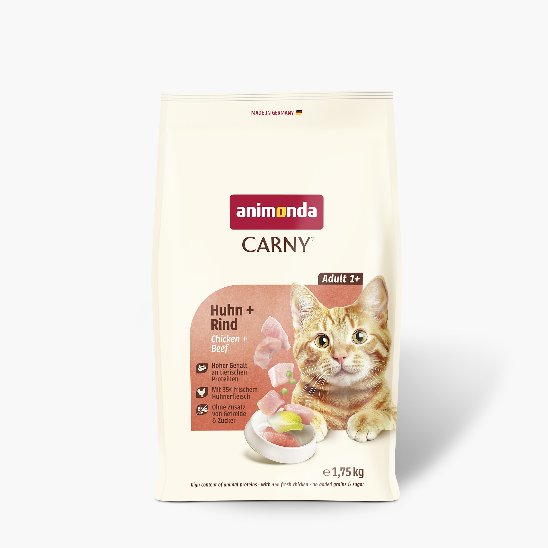83873 animonda Carny Adult Huhn und Rind  Katze Trockenfutter