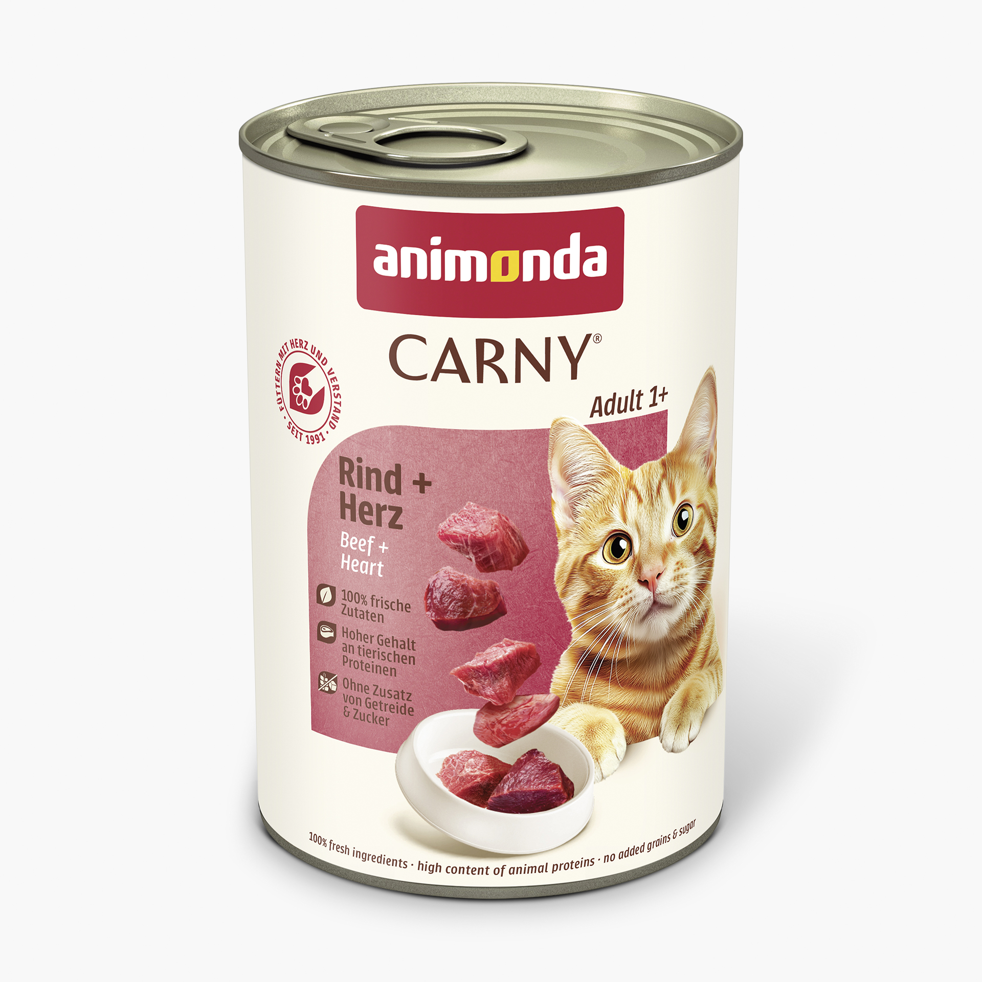 83720 animonda Carny Adult Rind und Herz Katze Nassfutter