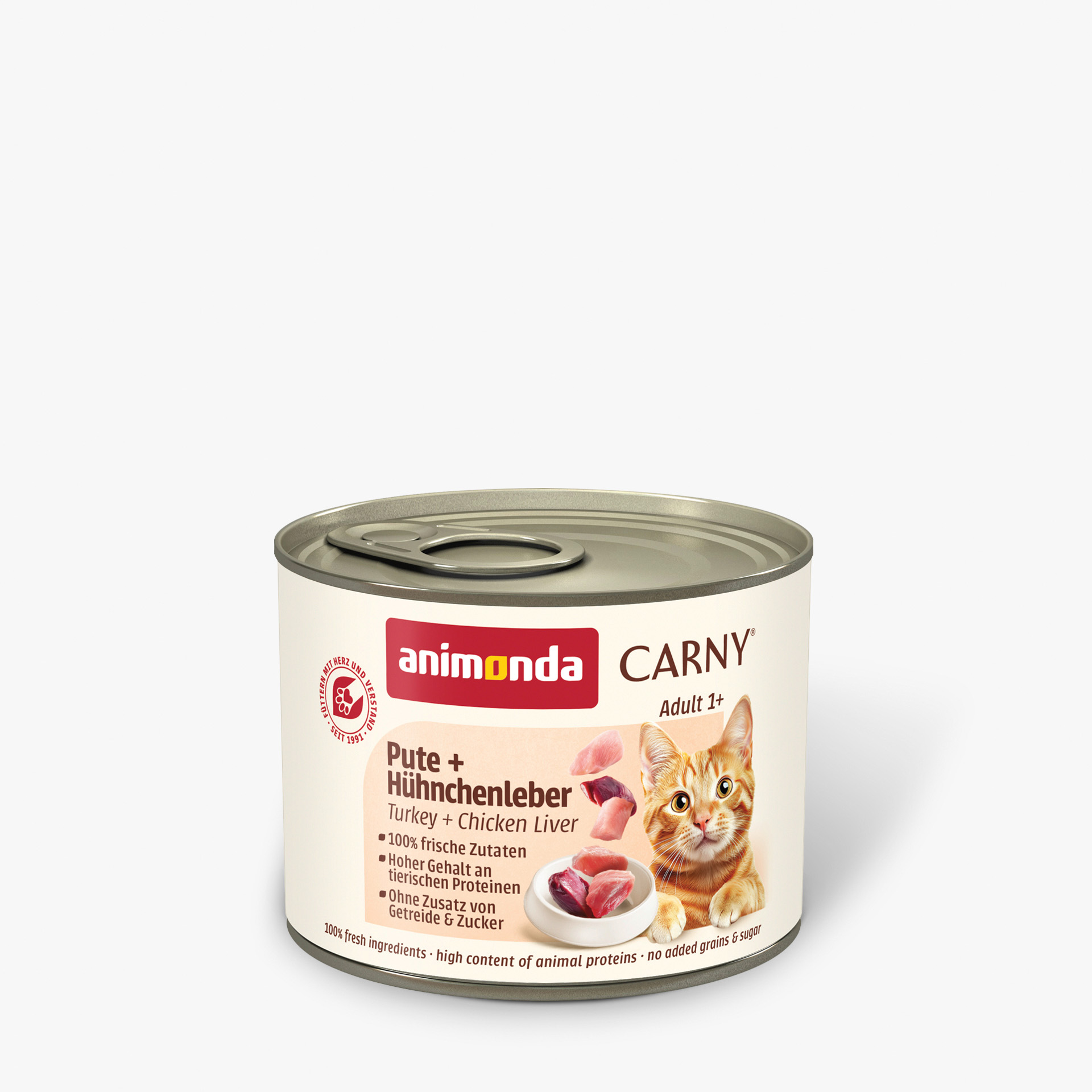 83821 animonda Carny Adult Pute und Huehnchenleber Katze Nassfutter