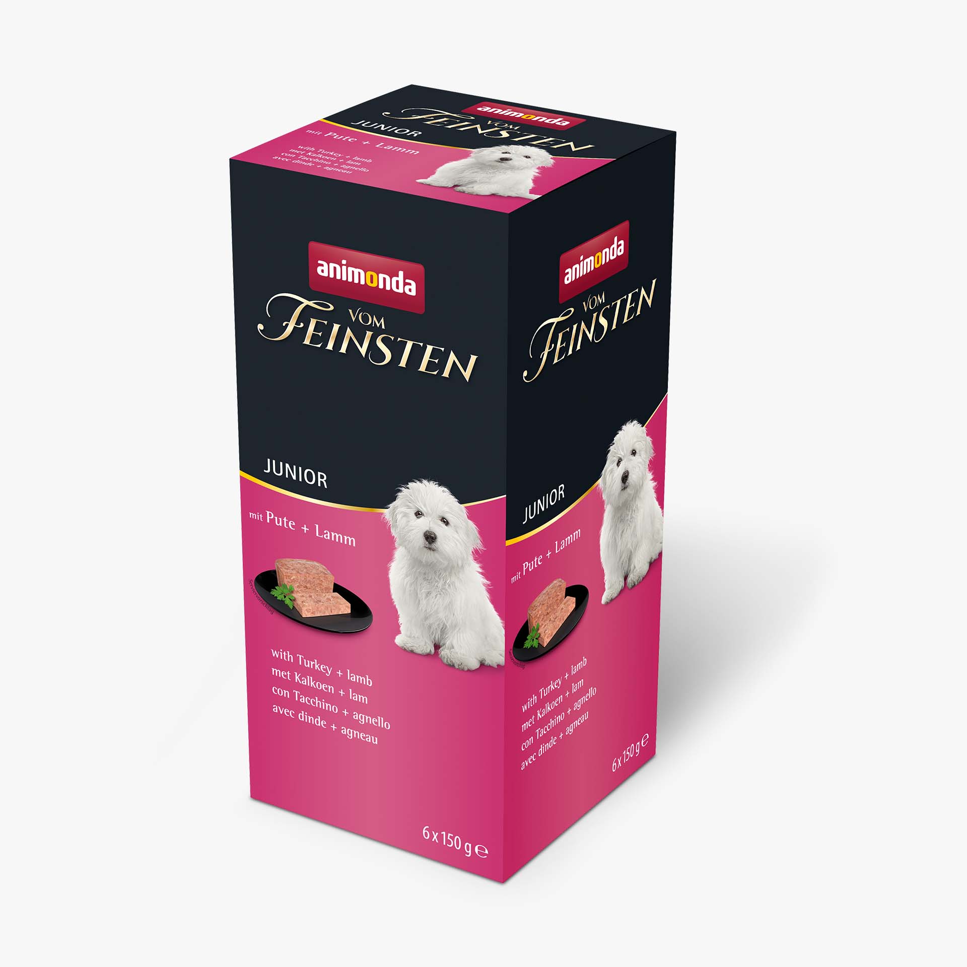 82317 animonda Vom Feinsten Junior mit Pute und Lamm Hund Nassfutter