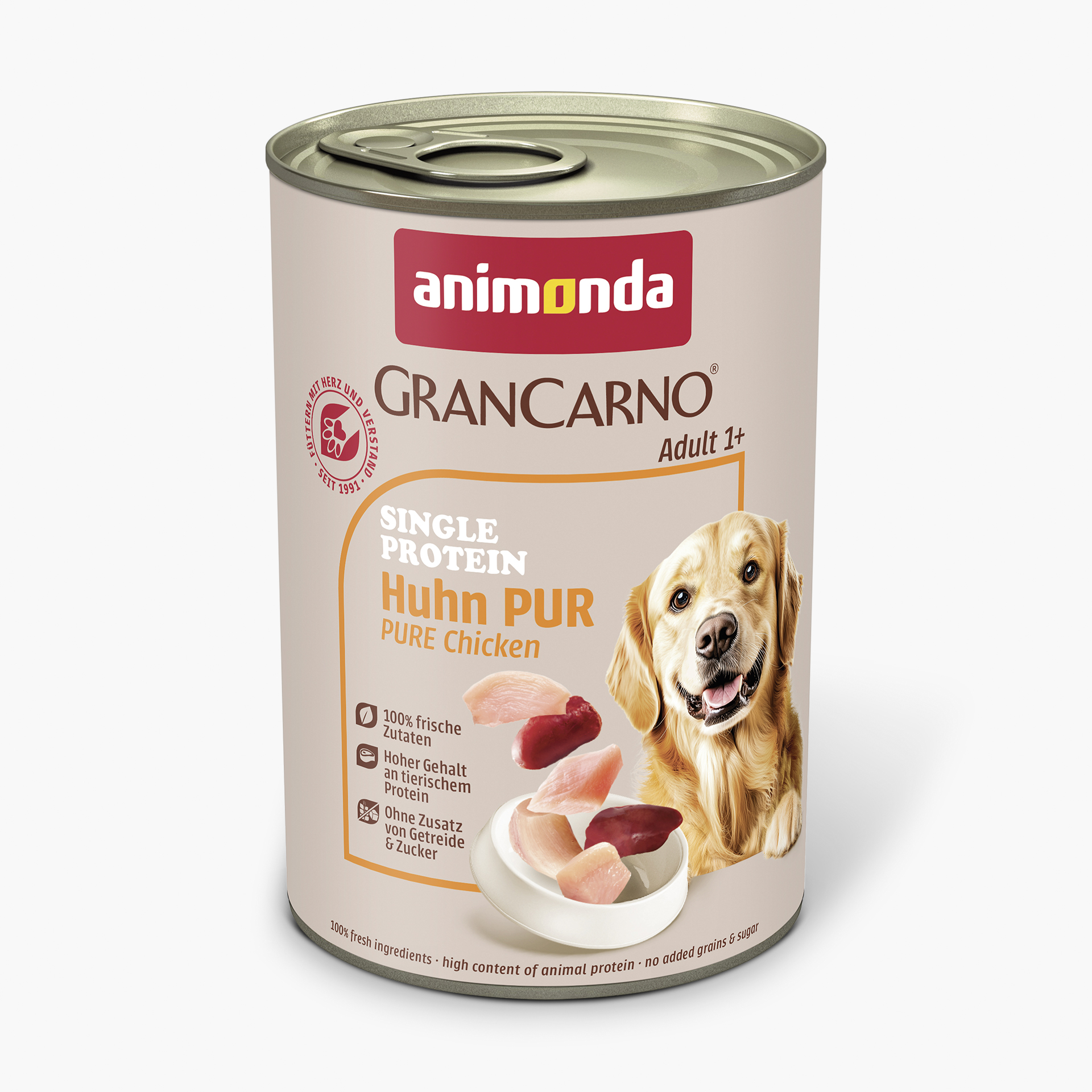82425 animonda GranCarno Adult Single Protein Huhn pur Hund Nassfutter