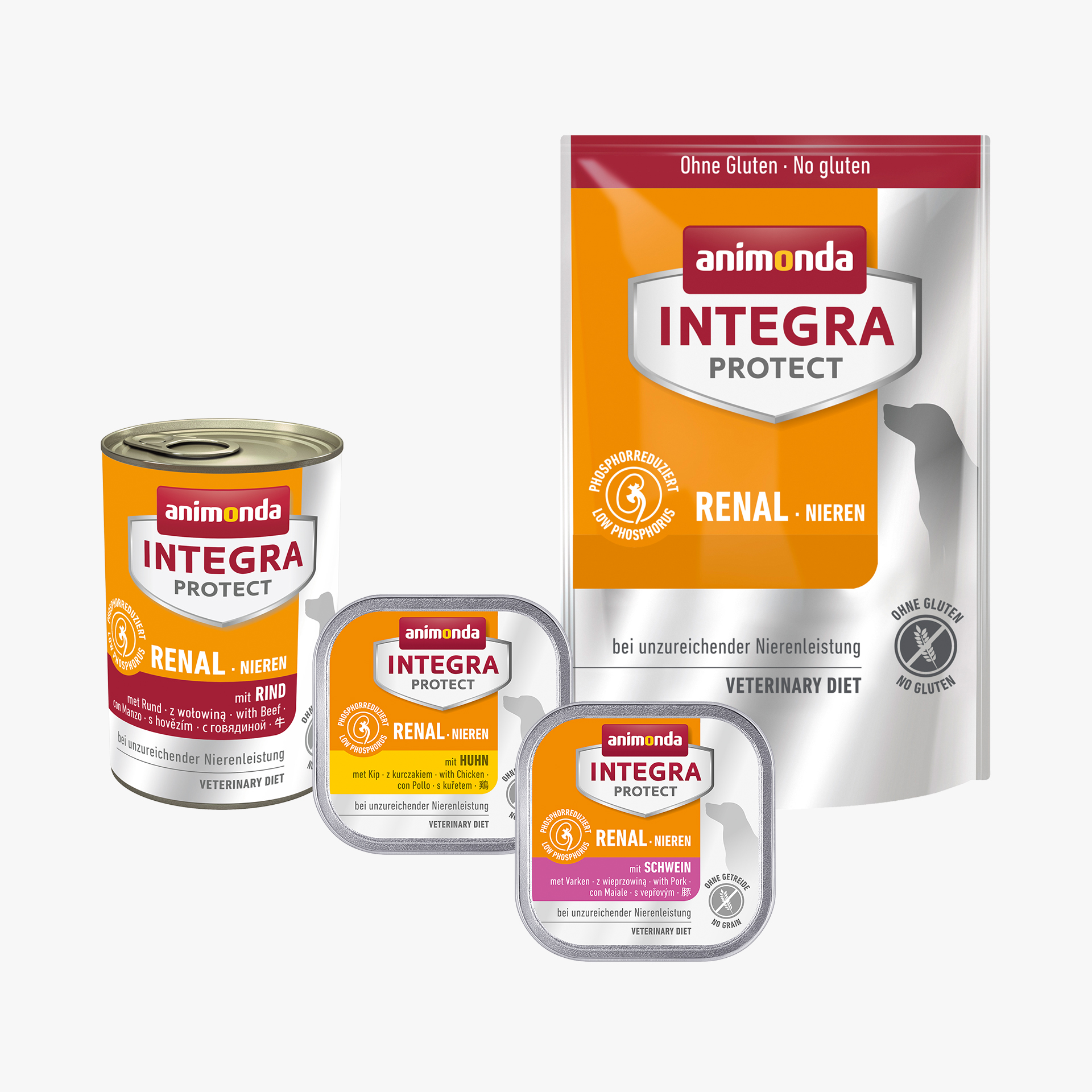 86545 animonda INTEGRA PROTECT Adult Probierpaket Integra Protect Hund Renal Hund Nassfutter
