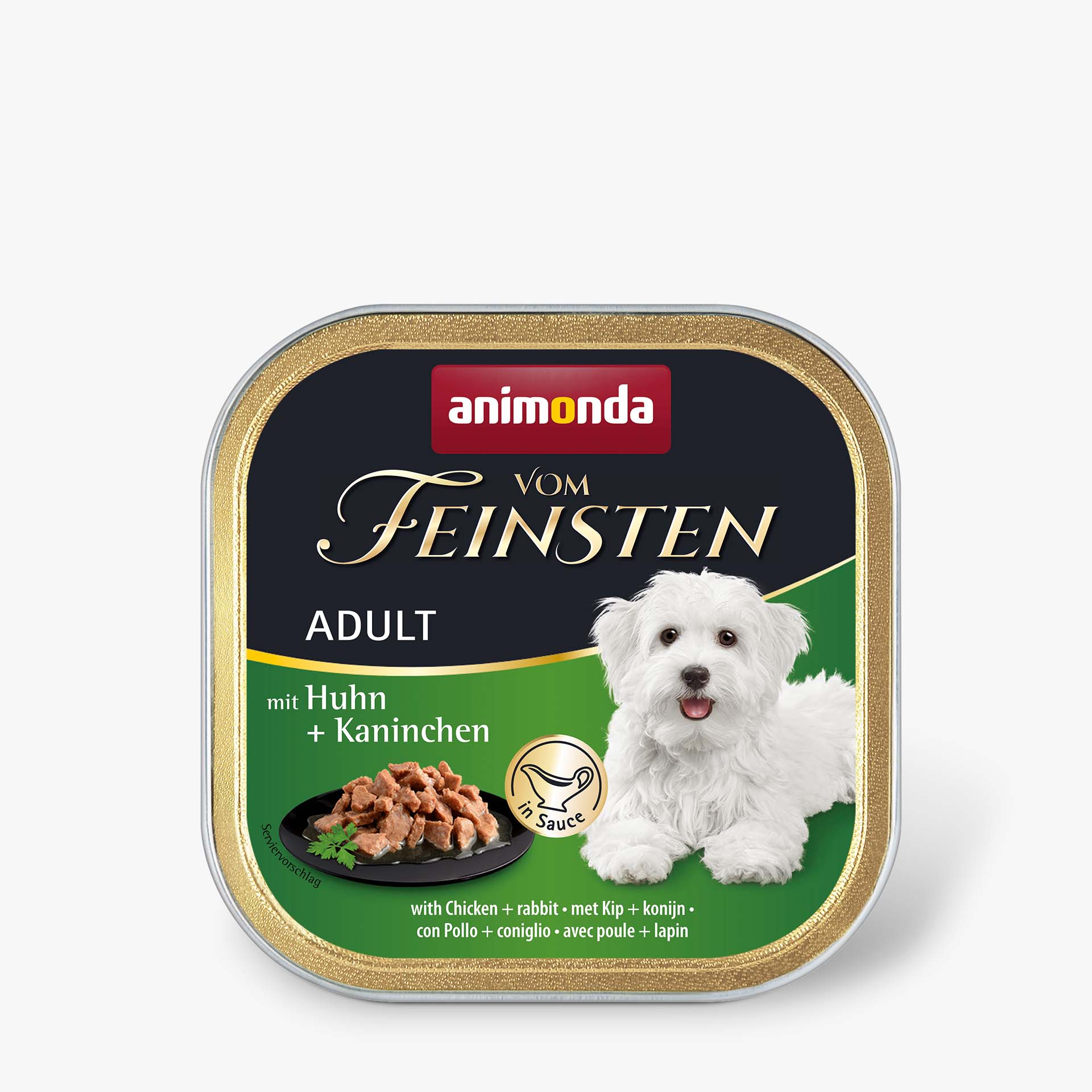 82309 animonda Vom Feinsten Adult in Sauce mit Huhn und Kaninchen in Sauce Hund Nassfutter 82309 animonda Vom Feinsten Adult in Sauce mit Huhn und Kaninchen in Sauce Hund Nassfutter