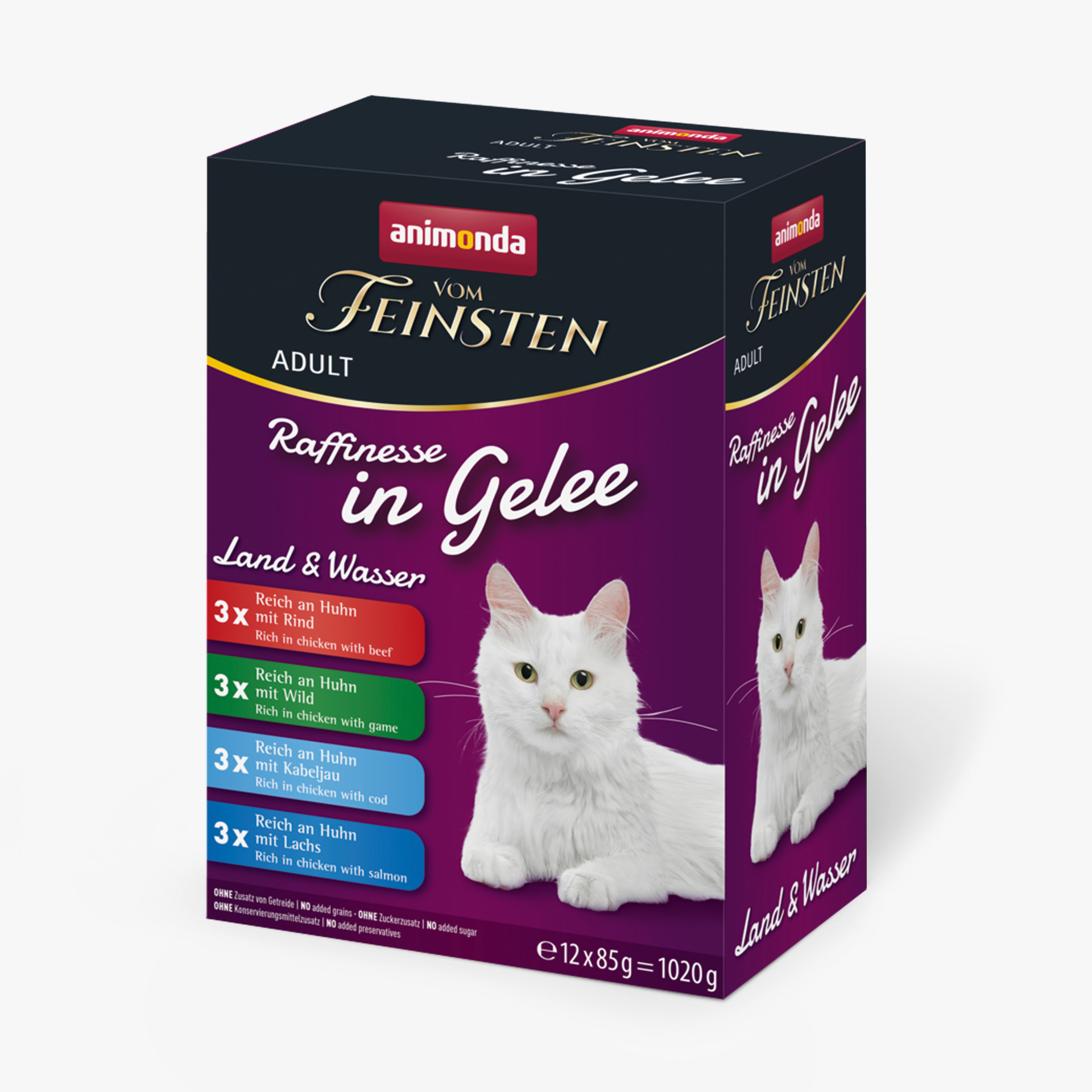 Vom Feinsten Adult Raffinesse in Gelee Mixpack Land und Wasser
