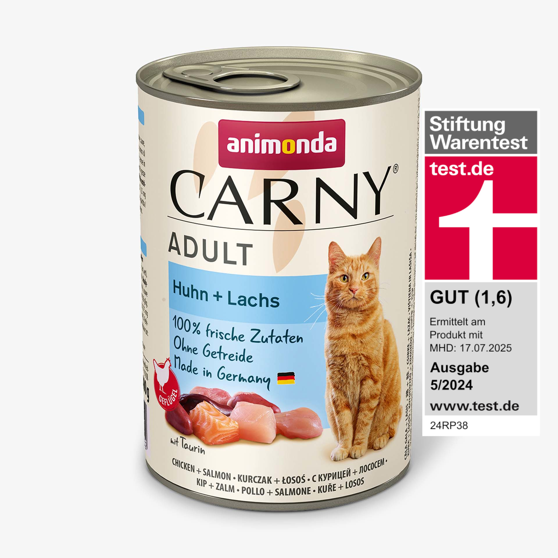 83825 animonda Carny Adult Huhn und Lachs Katze Nassfutter 83825 animonda Carny Adult Huhn und Lachs Katze Nassfutter