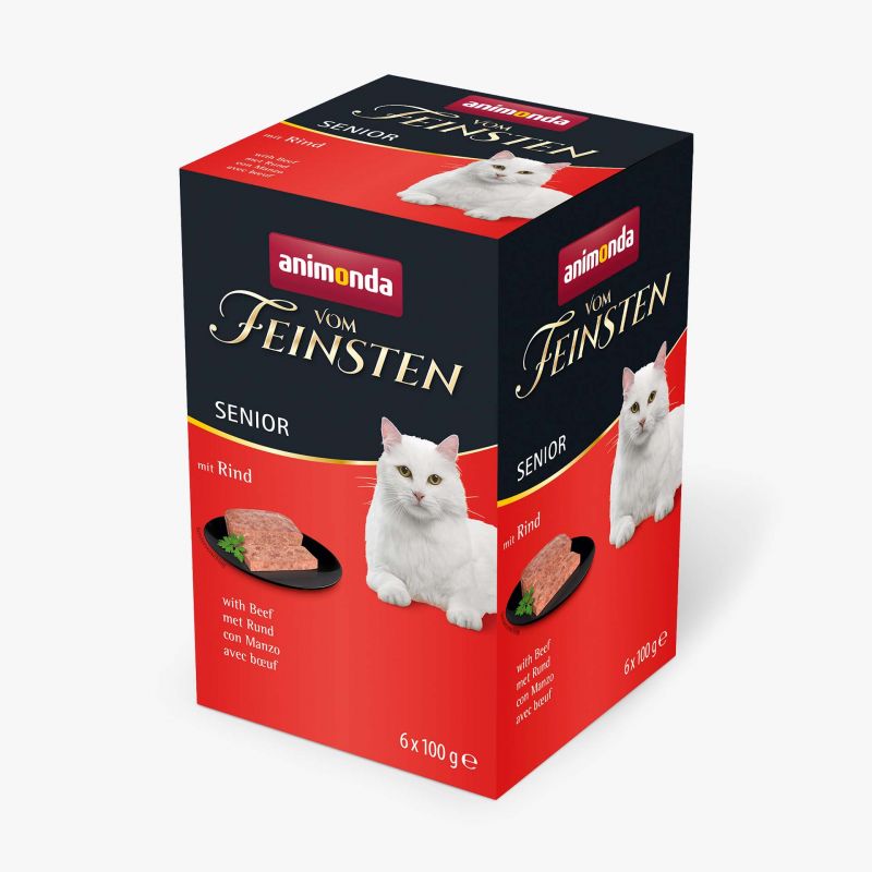 Vom Feinsten Adult Senior with Beef Cat food